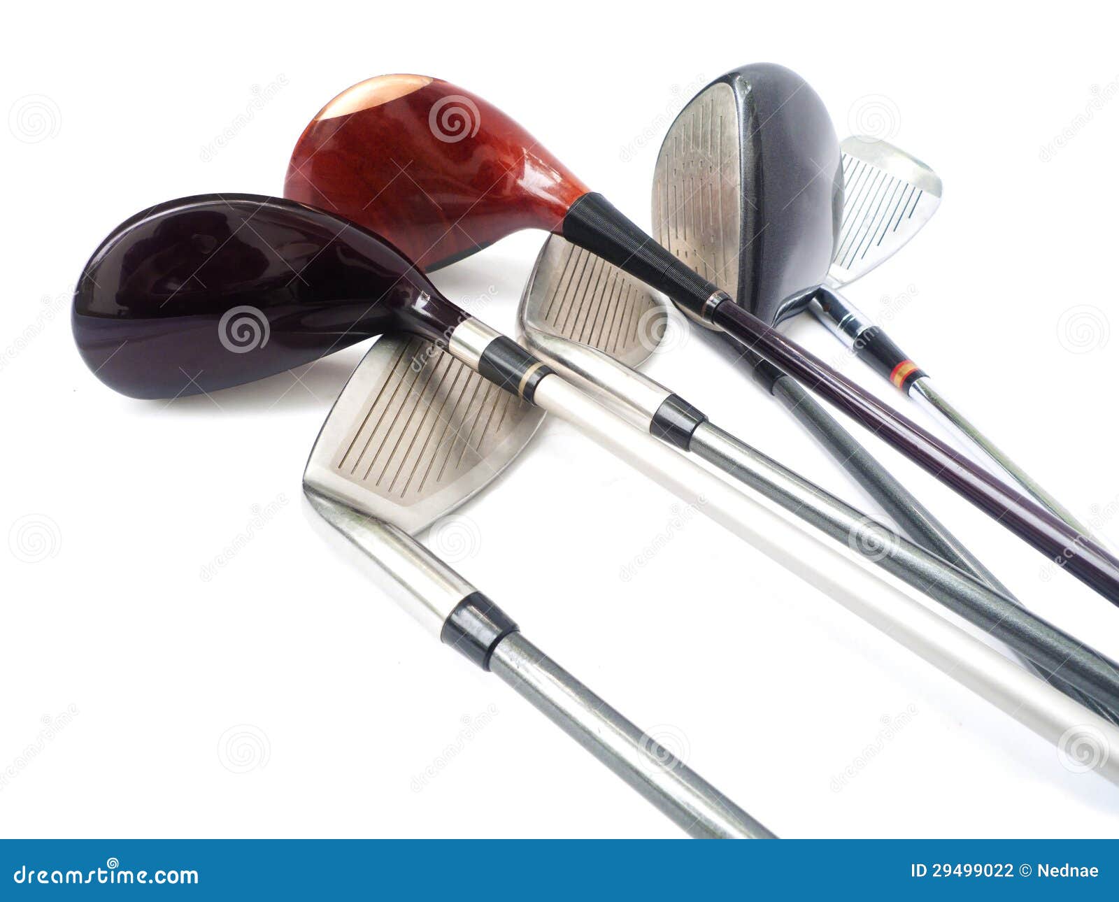 Golf Equipments. stock photo. Image of golfer, white 29499022