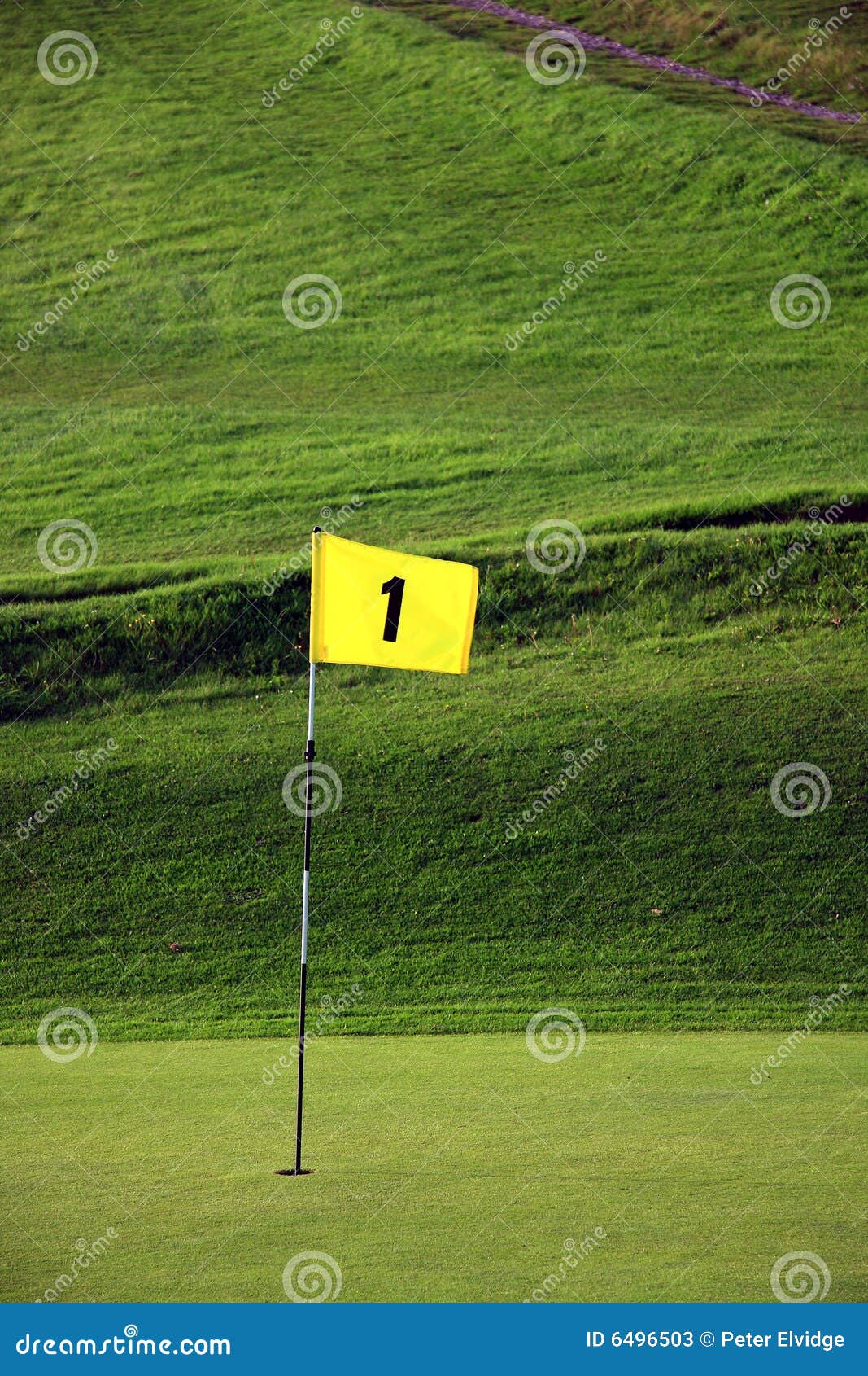 Golf Flag stock image. Image of number, golfing, hole - 6496503