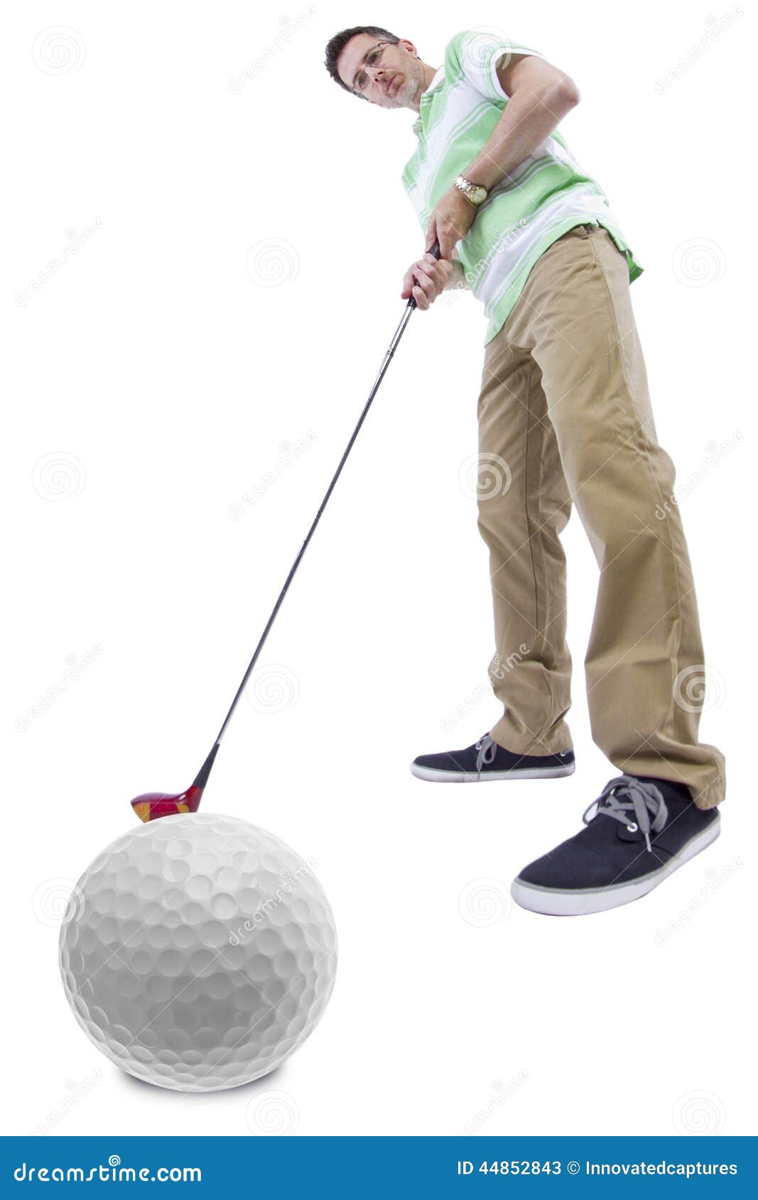 Golf Hobby stock image. Image of caucasian, play, background 44852843