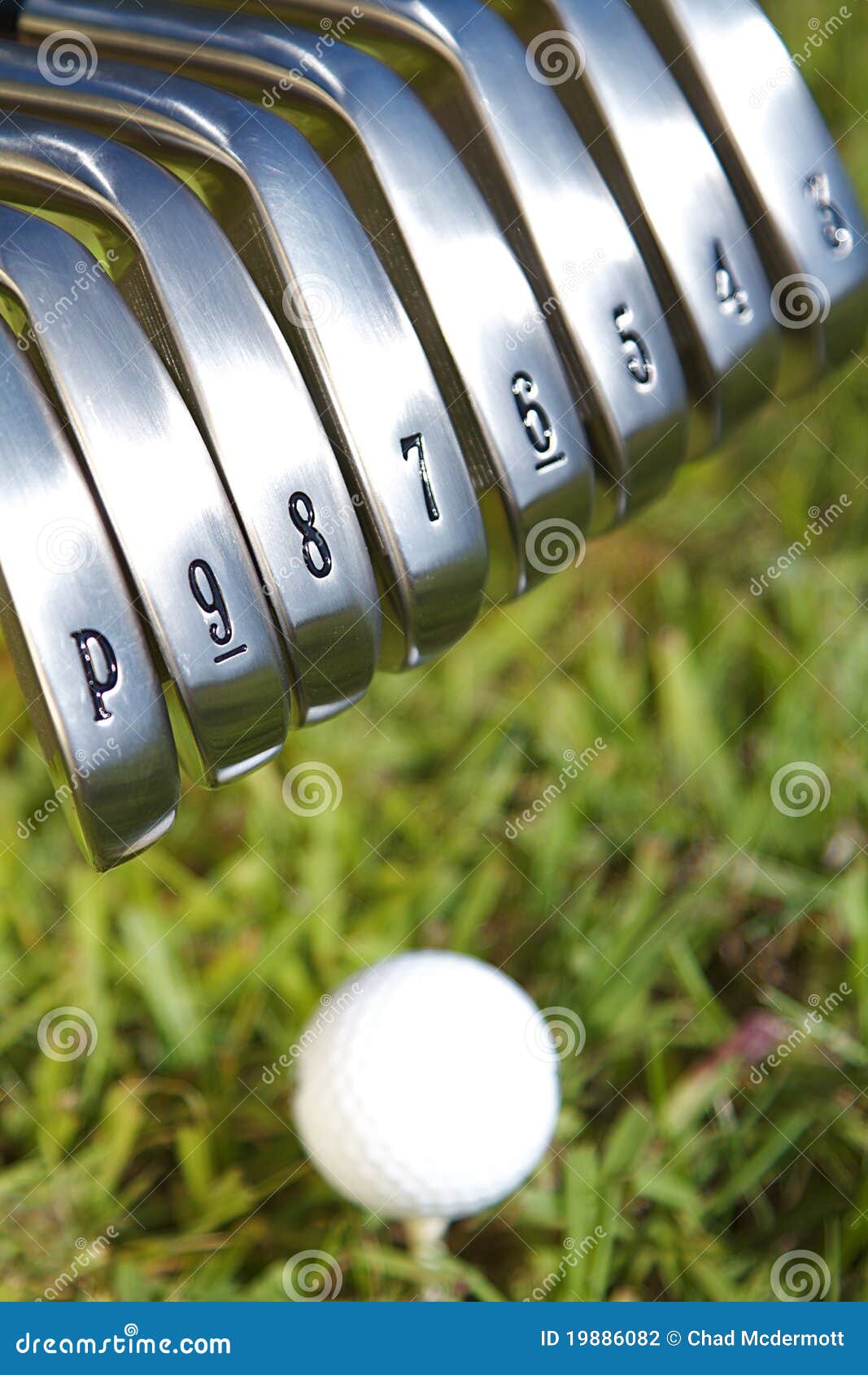 forræder Dolke fugtighed Golf Irons stock photo. Image of golf, numbers, ball - 19886082