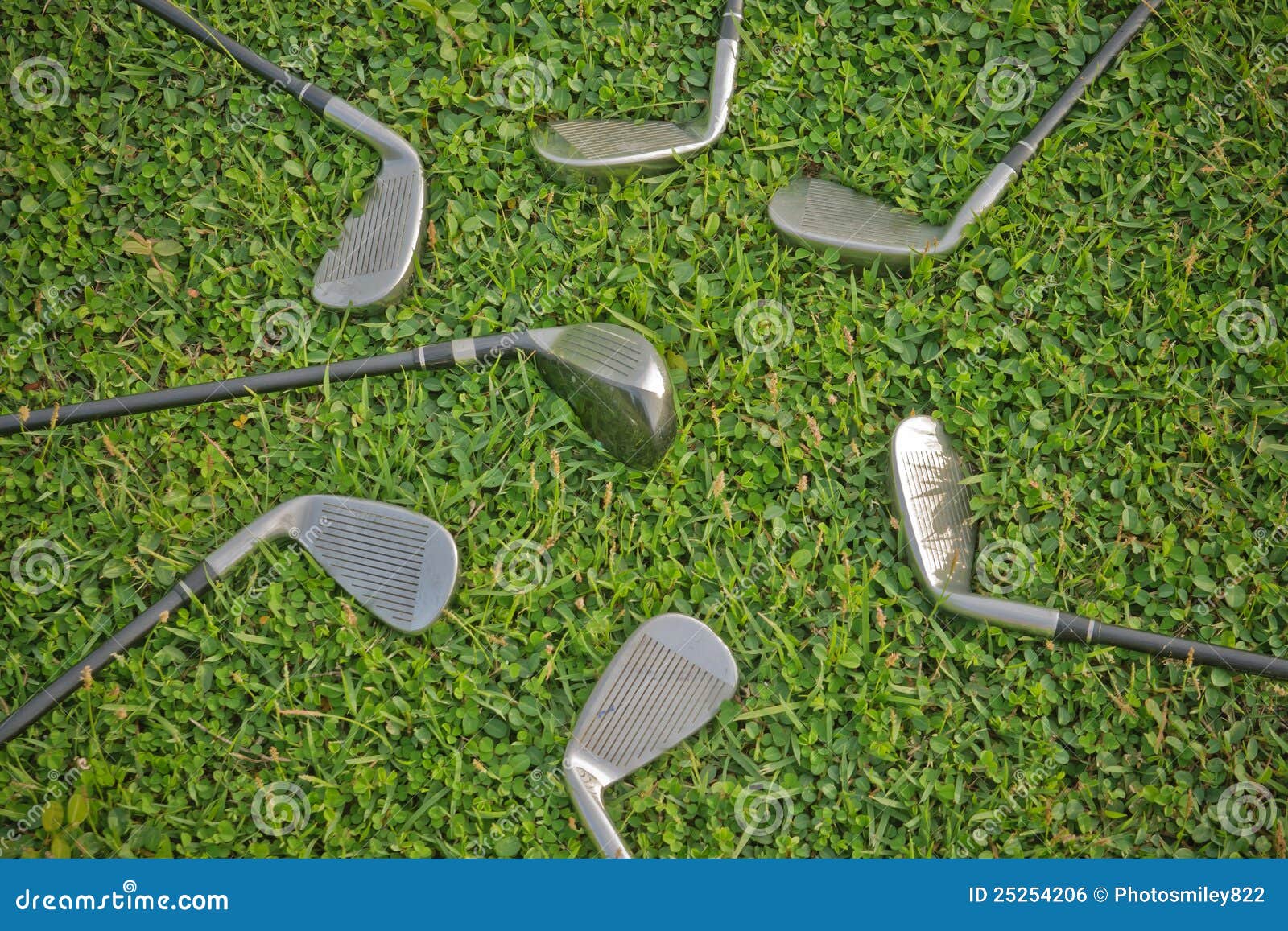 Golf Irons stock photo. Image of golf, wood, metal, closeup 25254206