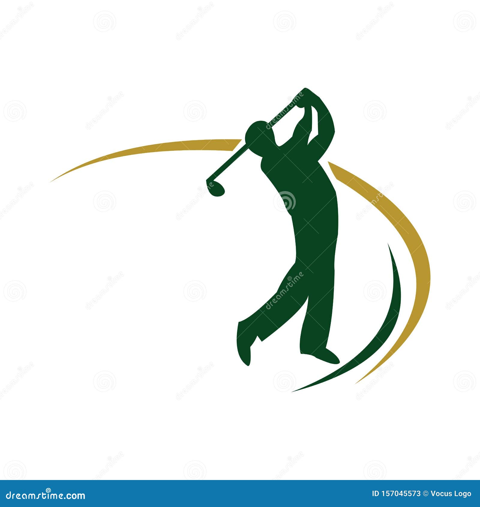 Golf Logo. Graphic Design Template Vector Illustration Stock ...