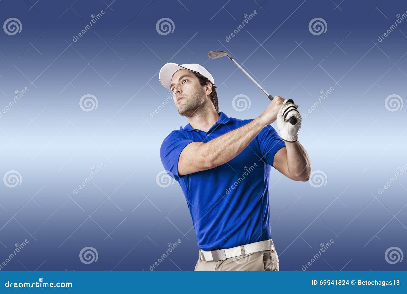 Golf Player stock photo. Image of golf, mature, ball - 69541824