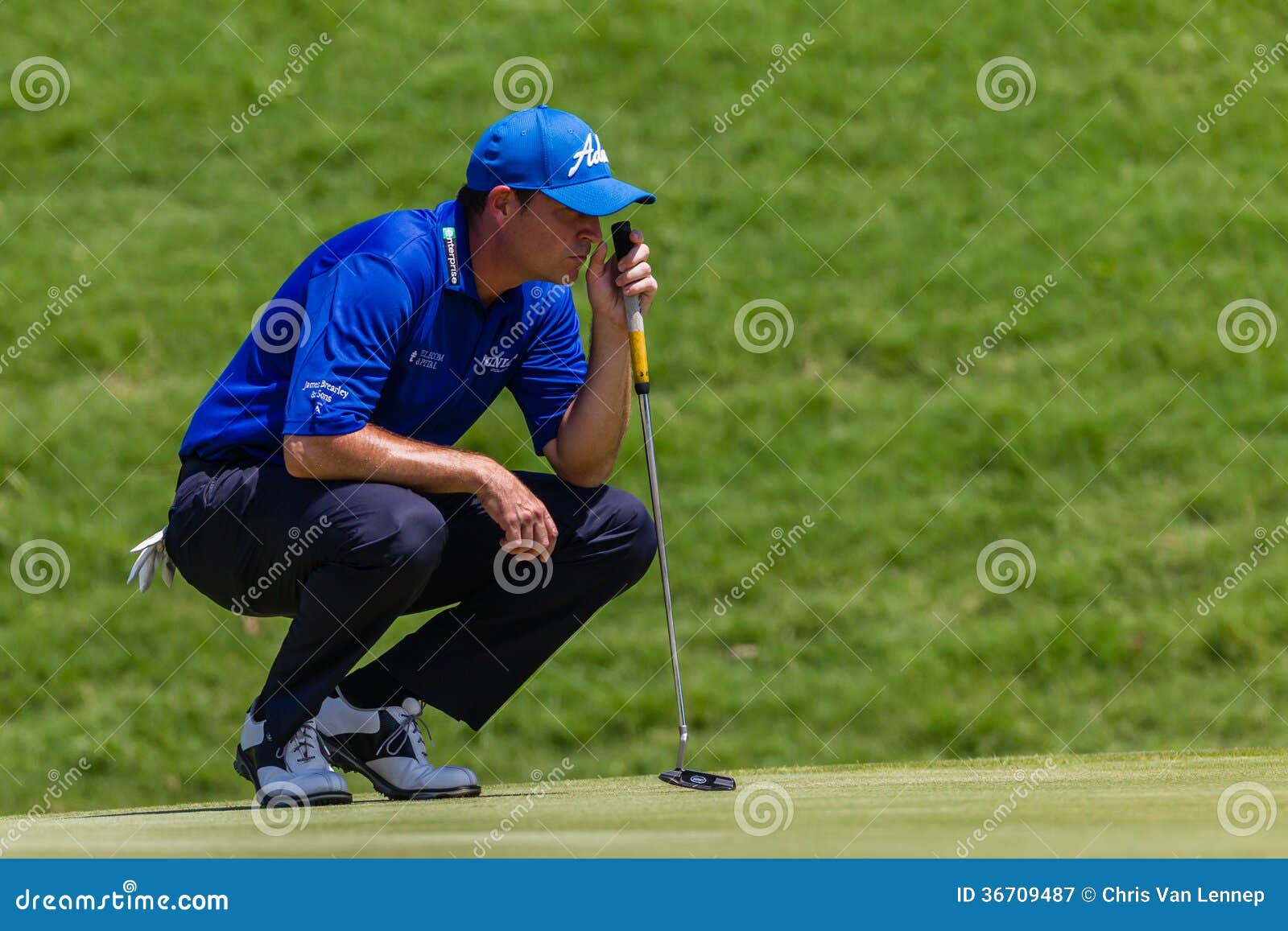 Golf Professional David Howell Green Editorial Photography Image of