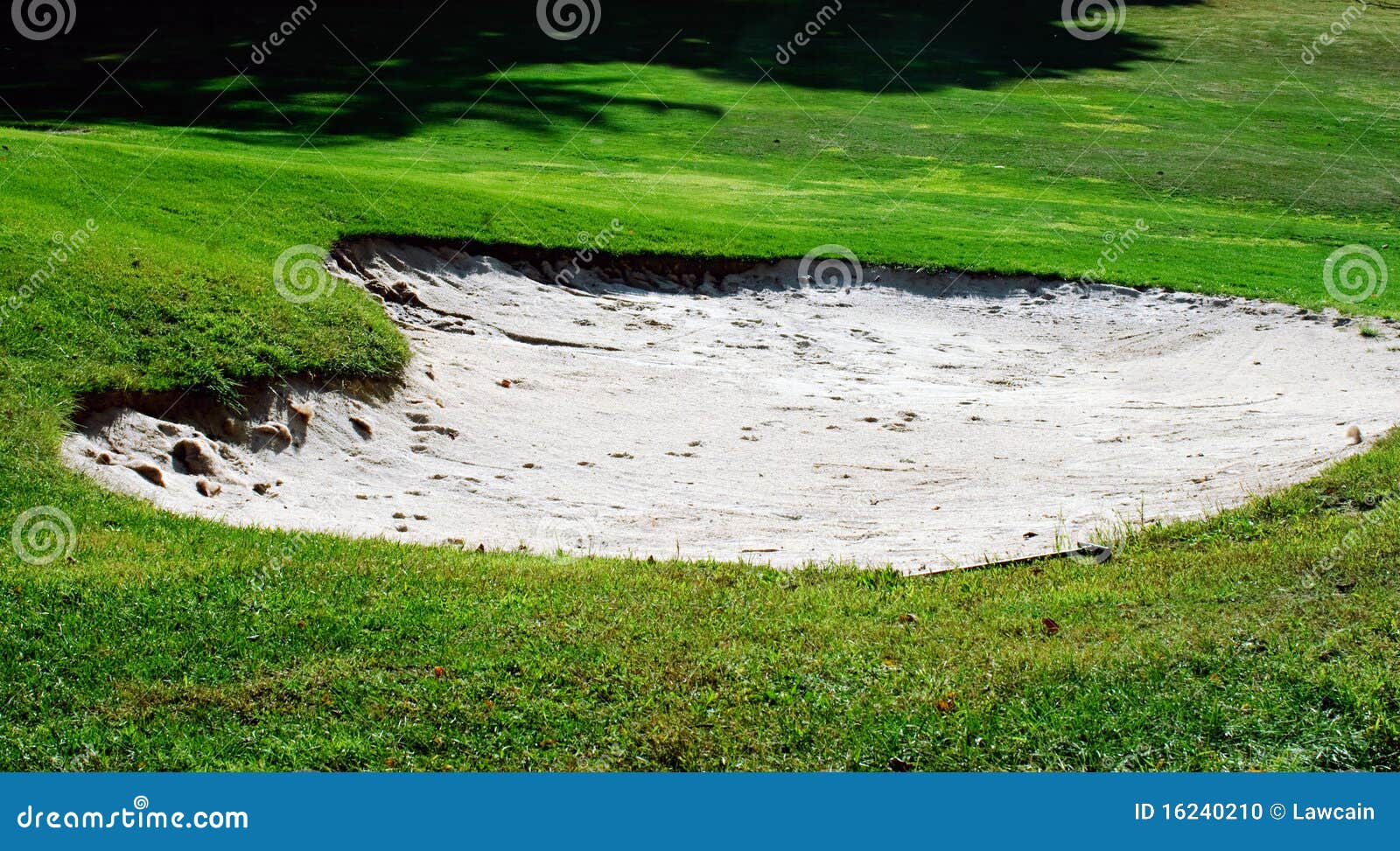Golf Sand Trap Stock Photo Image 16240210
