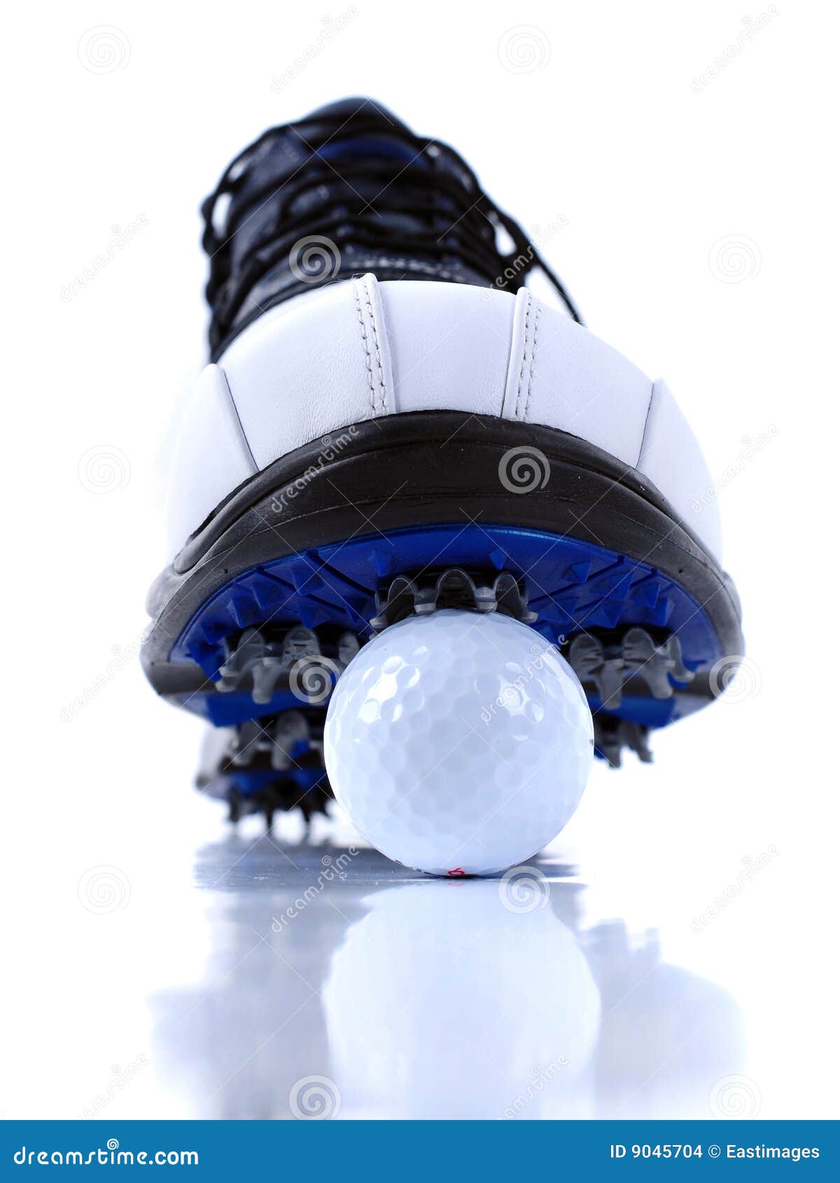 Golf Shoes and Balls stock photo. Image of equipment, leather 9045704
