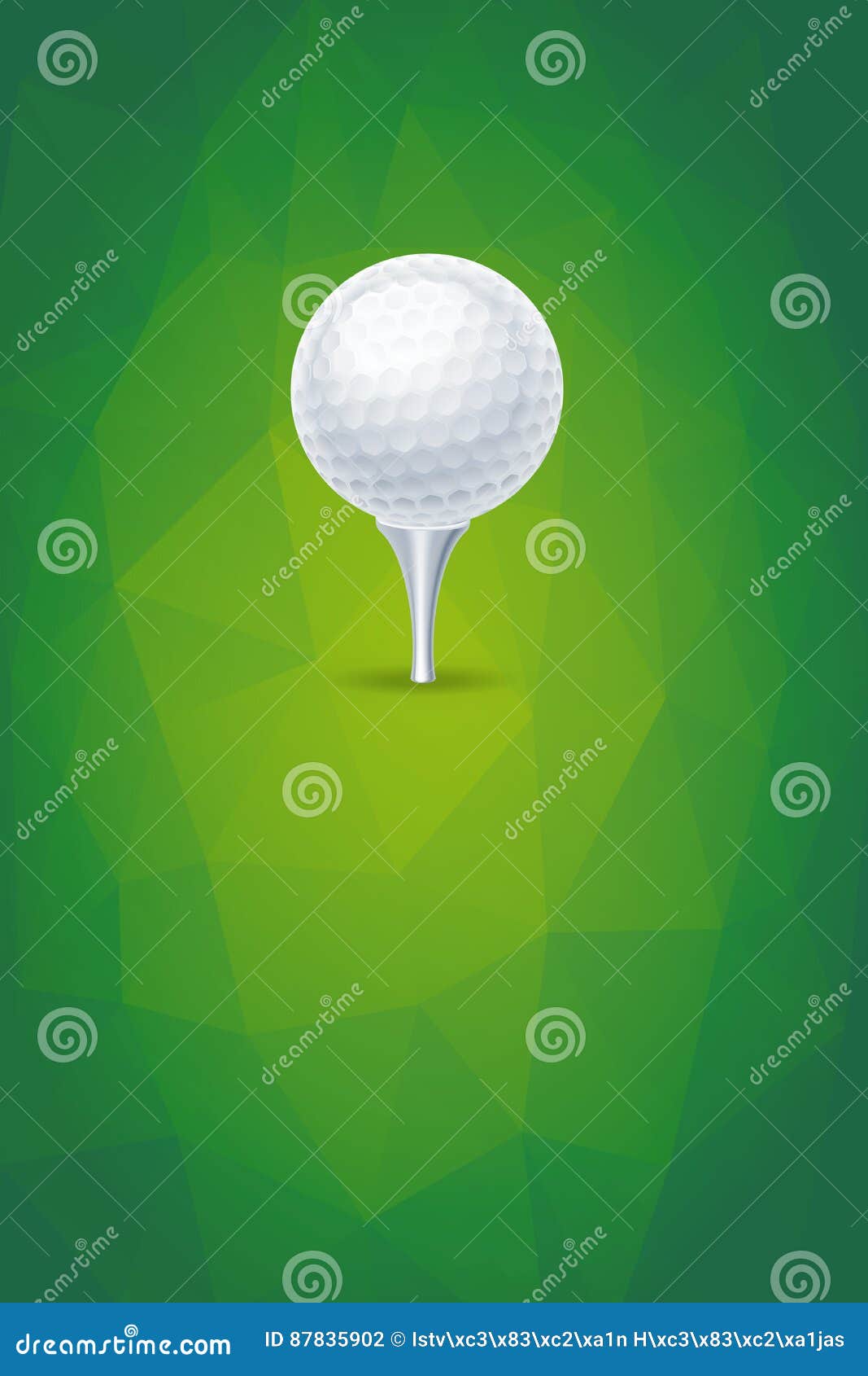 Golf background stock illustration. Illustration of hobby - 87835902