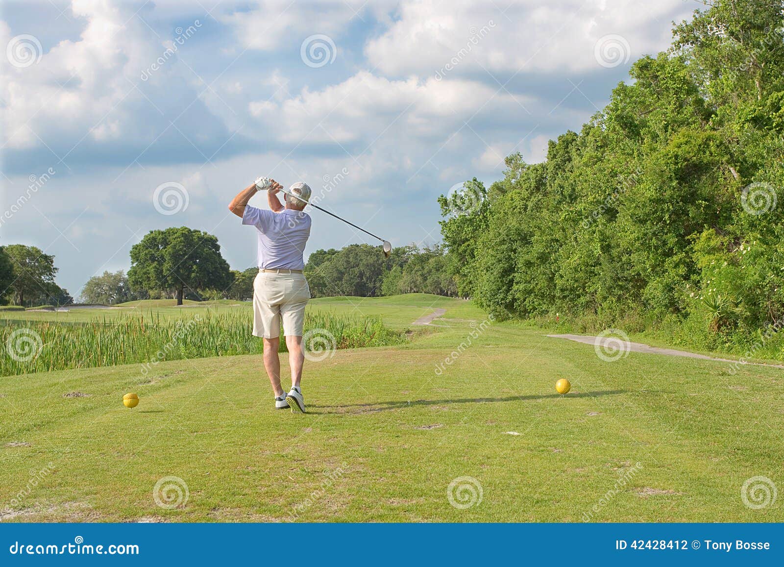 Golf Swing stock photo. Image of player, people, aging ...