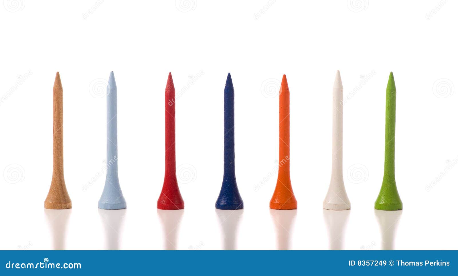 Golf Tees stock image. Image of leisure, golfing, colorful 8357249