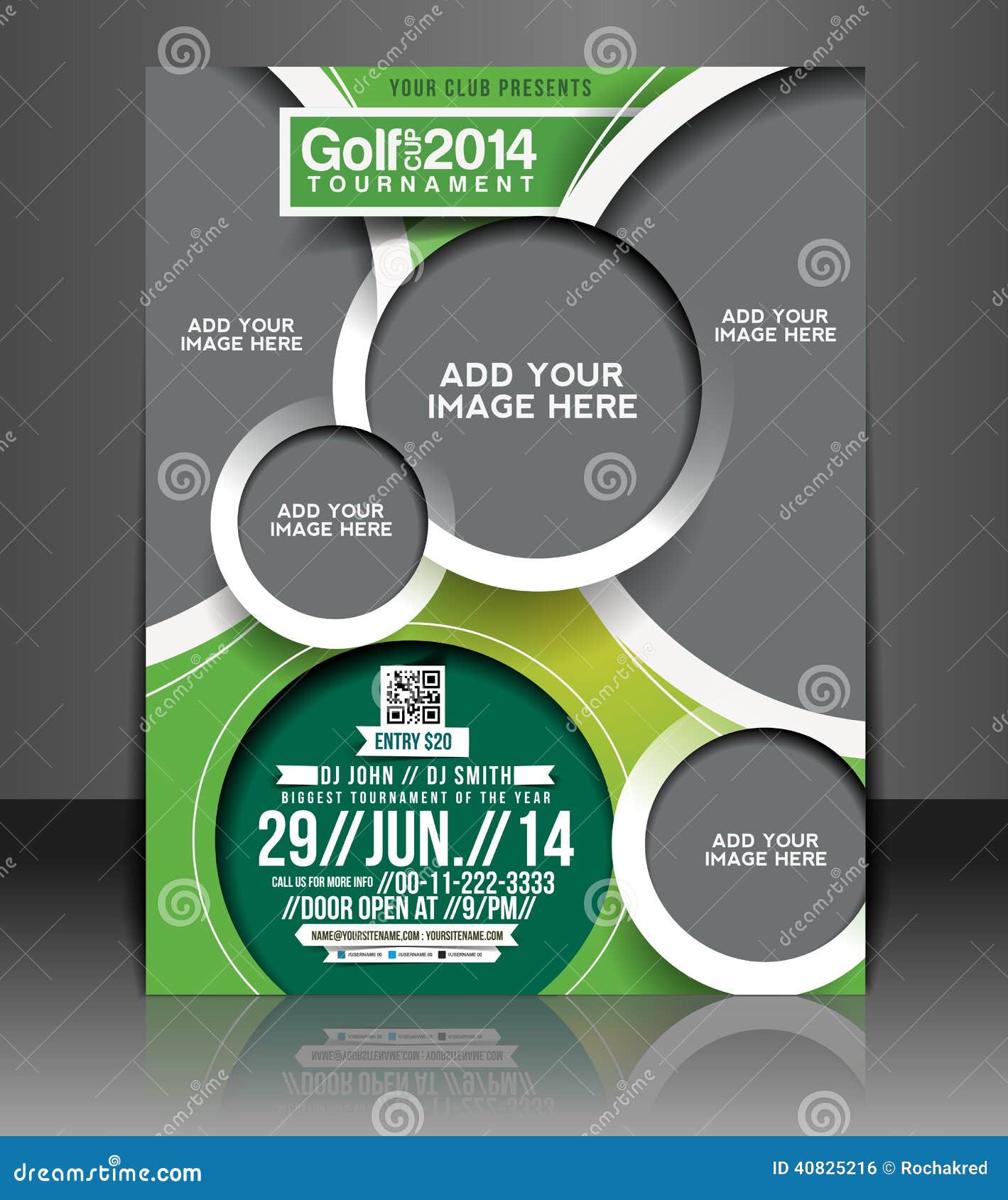 golf tournament flyer 