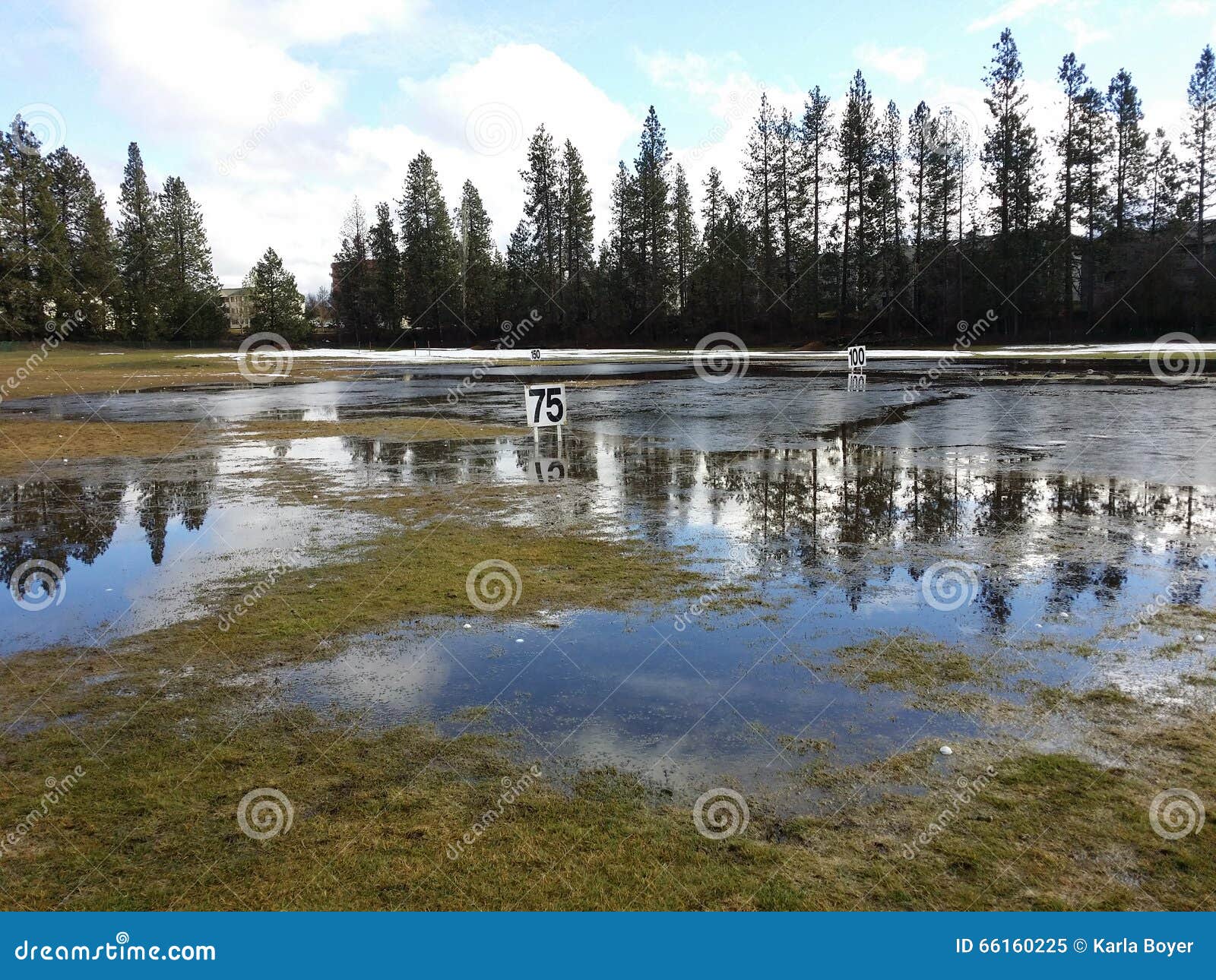Golf under water stock image. Image of range, golfballs 66160225