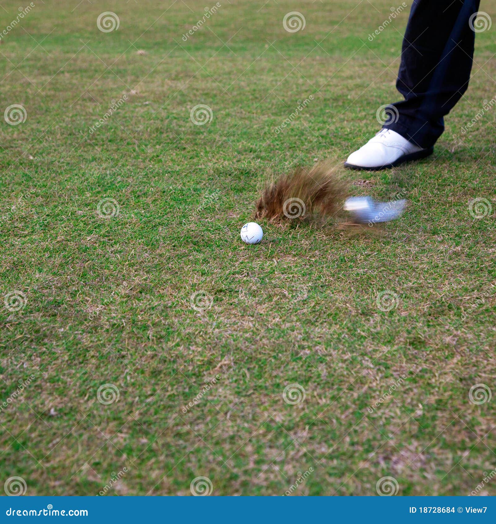 Golfer missing ball stock photo. Image of swinging, standing 18728684