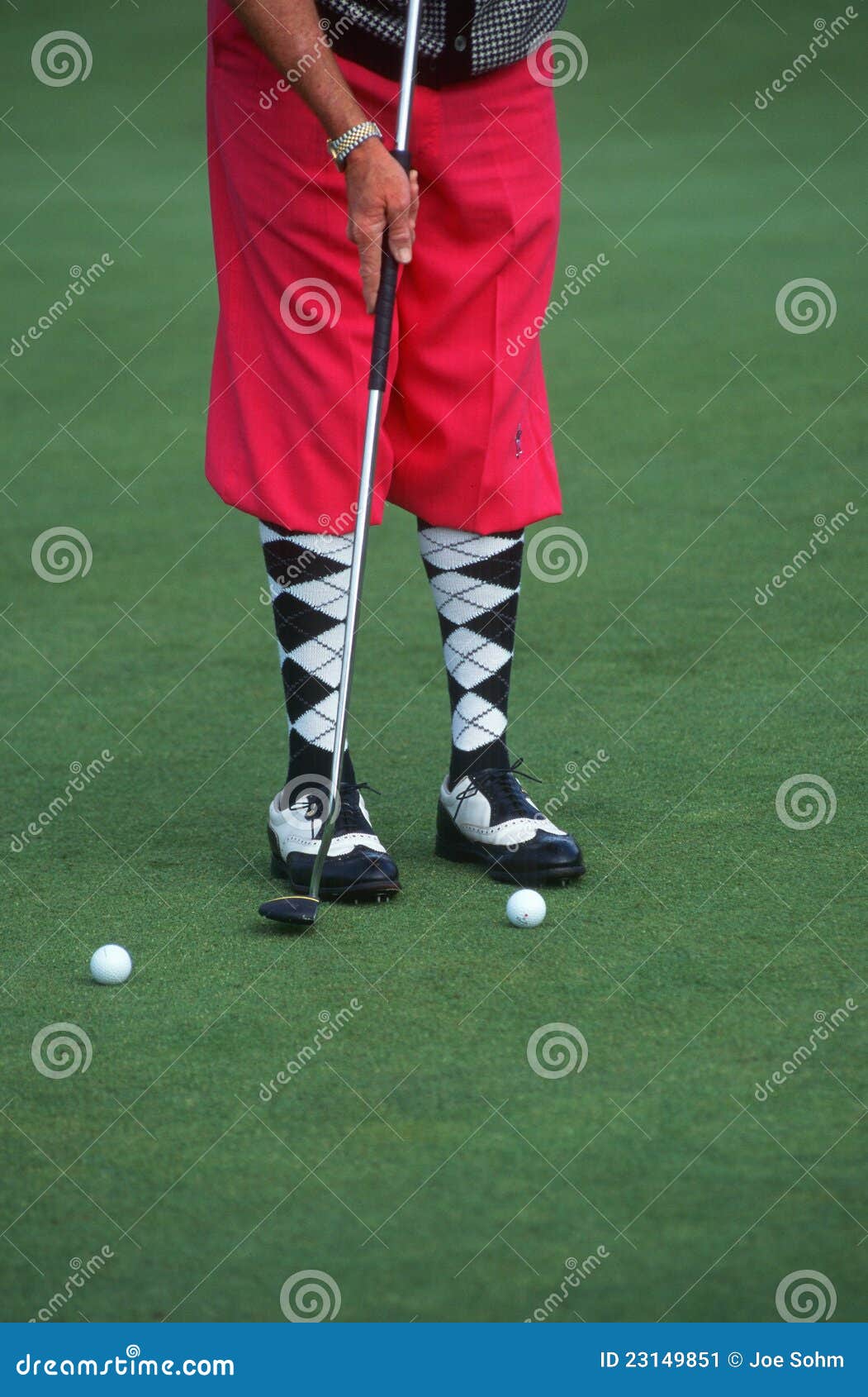 Golfer Wearing Pink Golf Pants Editorial Photo Image of ojai