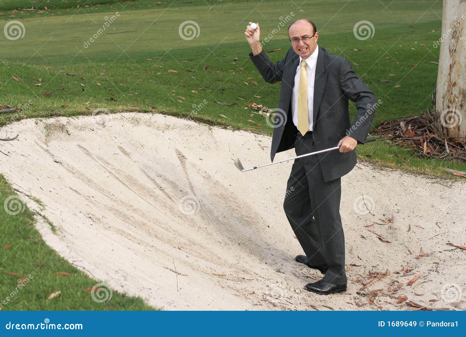 Golfing Businessman Finds Ball Royalty Free Stock Images Image regarding golfing and business regarding Comfortable