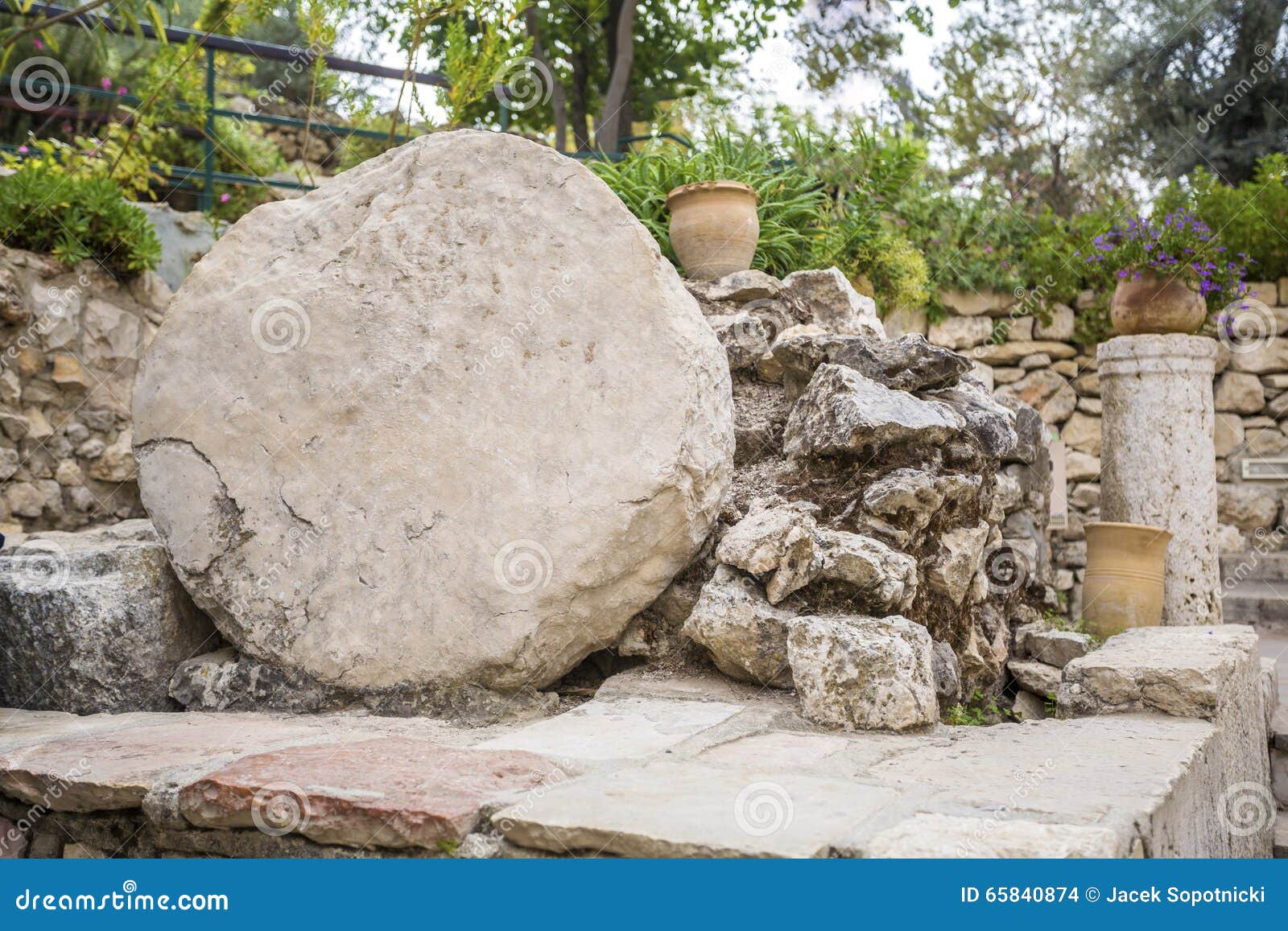 Golghota bekannt als Garten-Grab, Jerusalem, Israel, Mittlere Osten