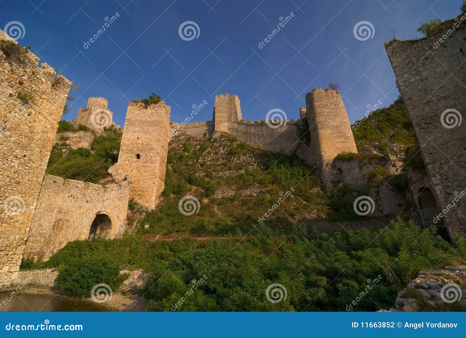 golubac castle on danube river in serbia