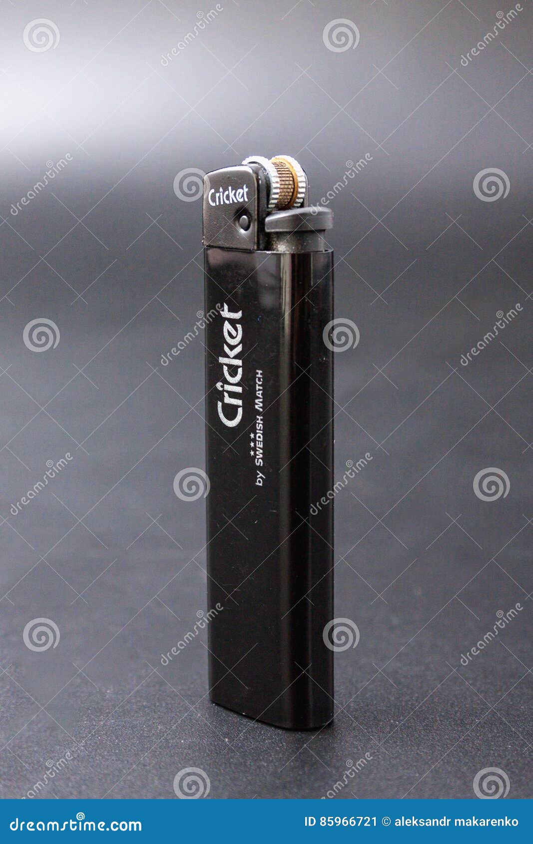 Gomel, Belarus 11 February 2017 CRICKET Gas Lighter. Editorial Photo