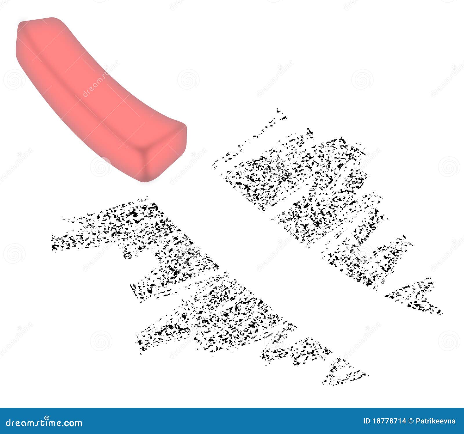 Gomme A Effacer Illustration De Vecteur Illustration Du Remarque