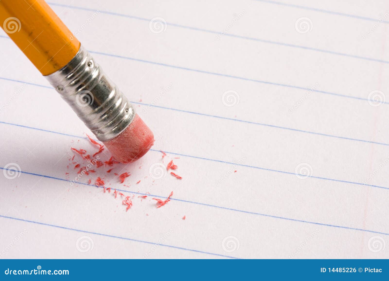 Gomme A Effacer De Crayon Photo Stock Image Du Travail