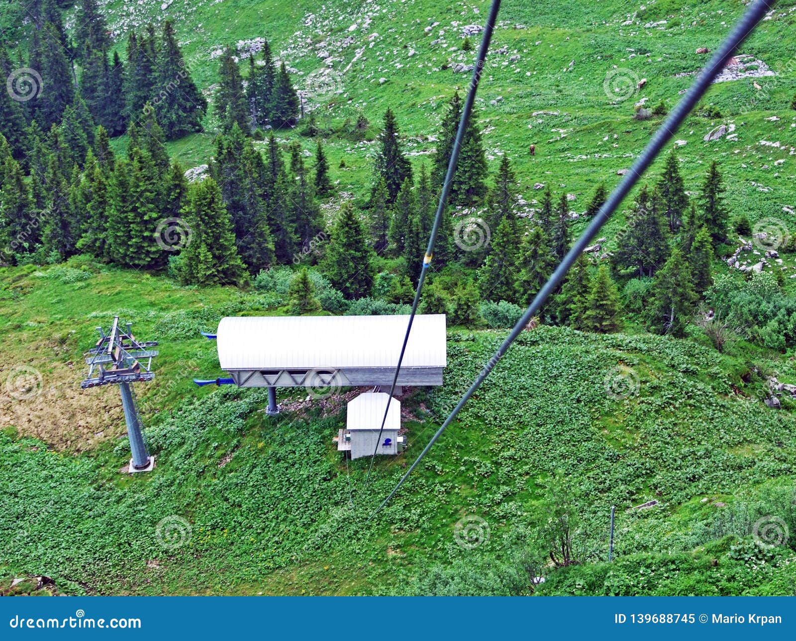 gondelbahn espel-stÃÂ¶feli-chÃÂ¤serrugg, unterwasser
