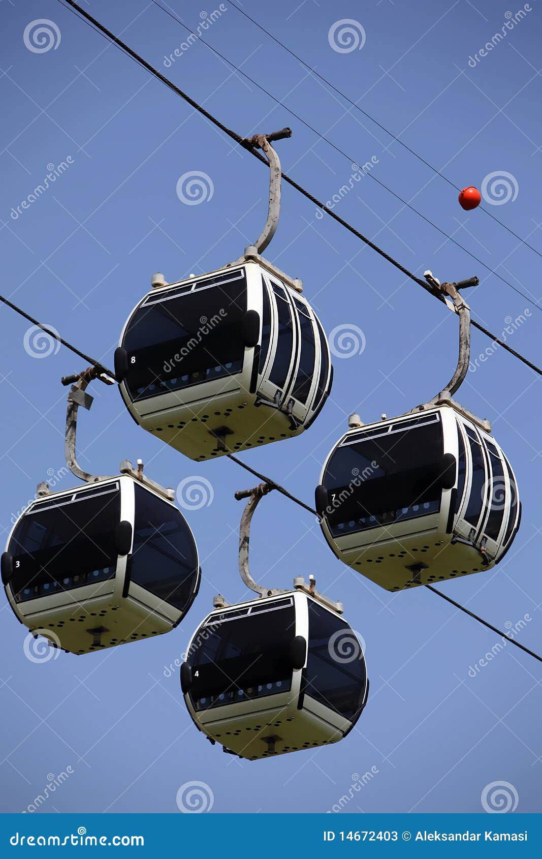 Gondola lift stock image. Image of ride, cabin, travel 14672403