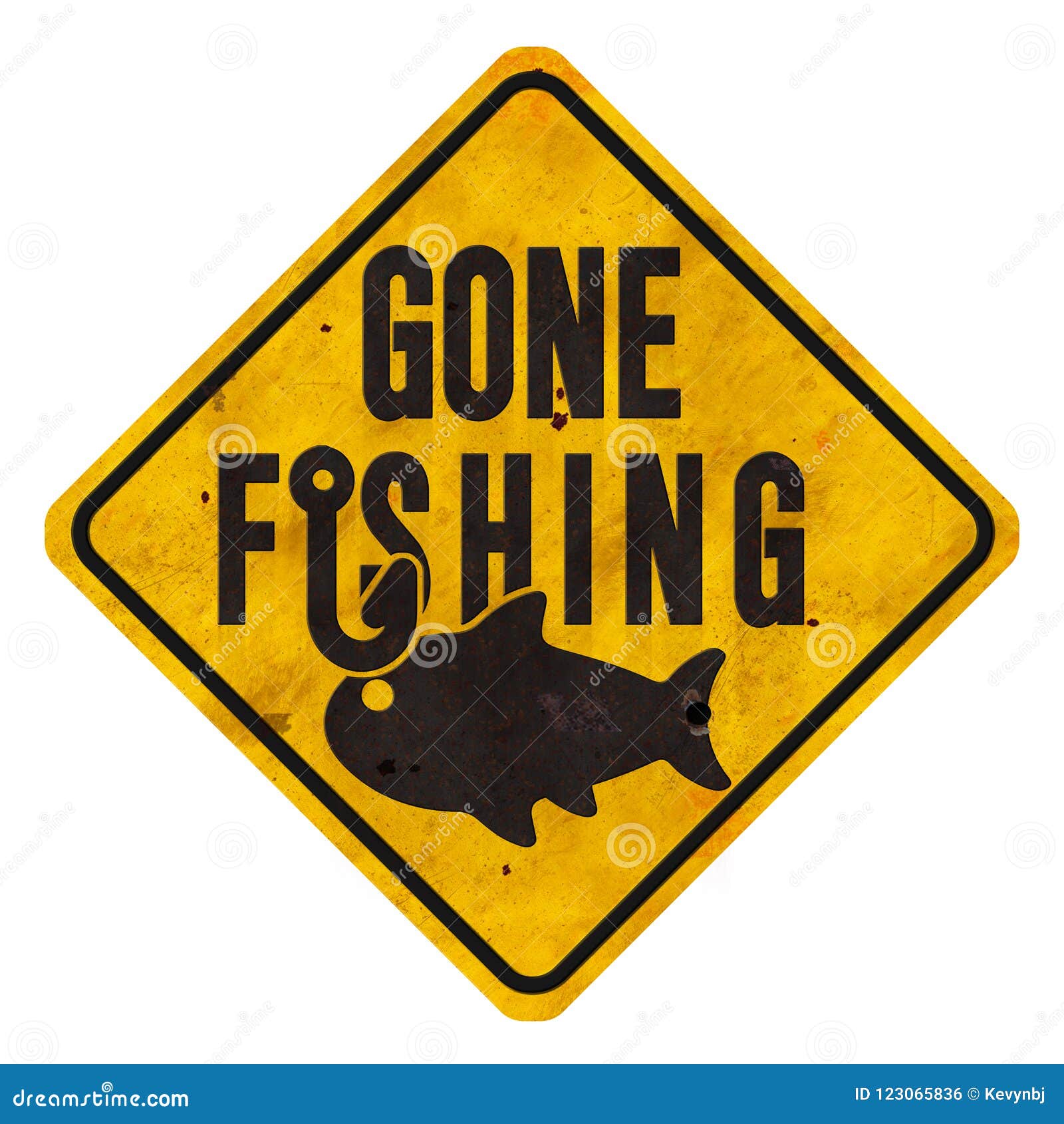 gone fishing sign