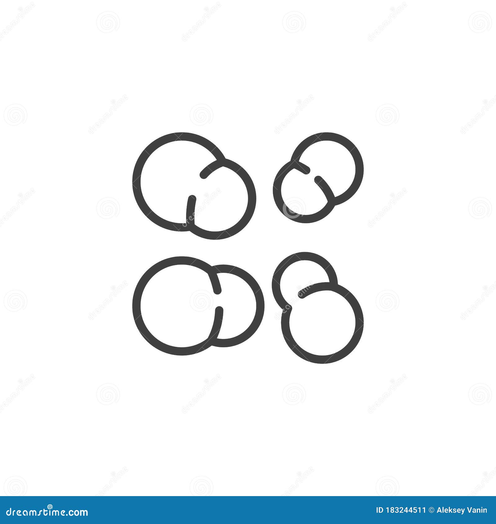 gonococcal infection line icon