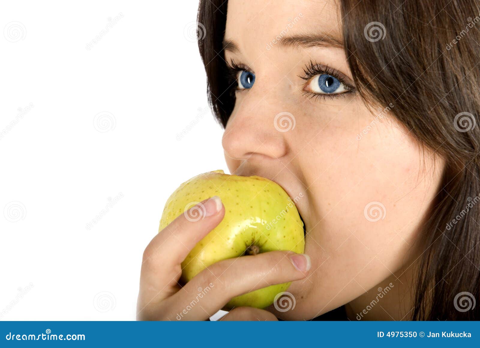 Good apple stock photo. Image of fresh, green, lips, cooking 4975350