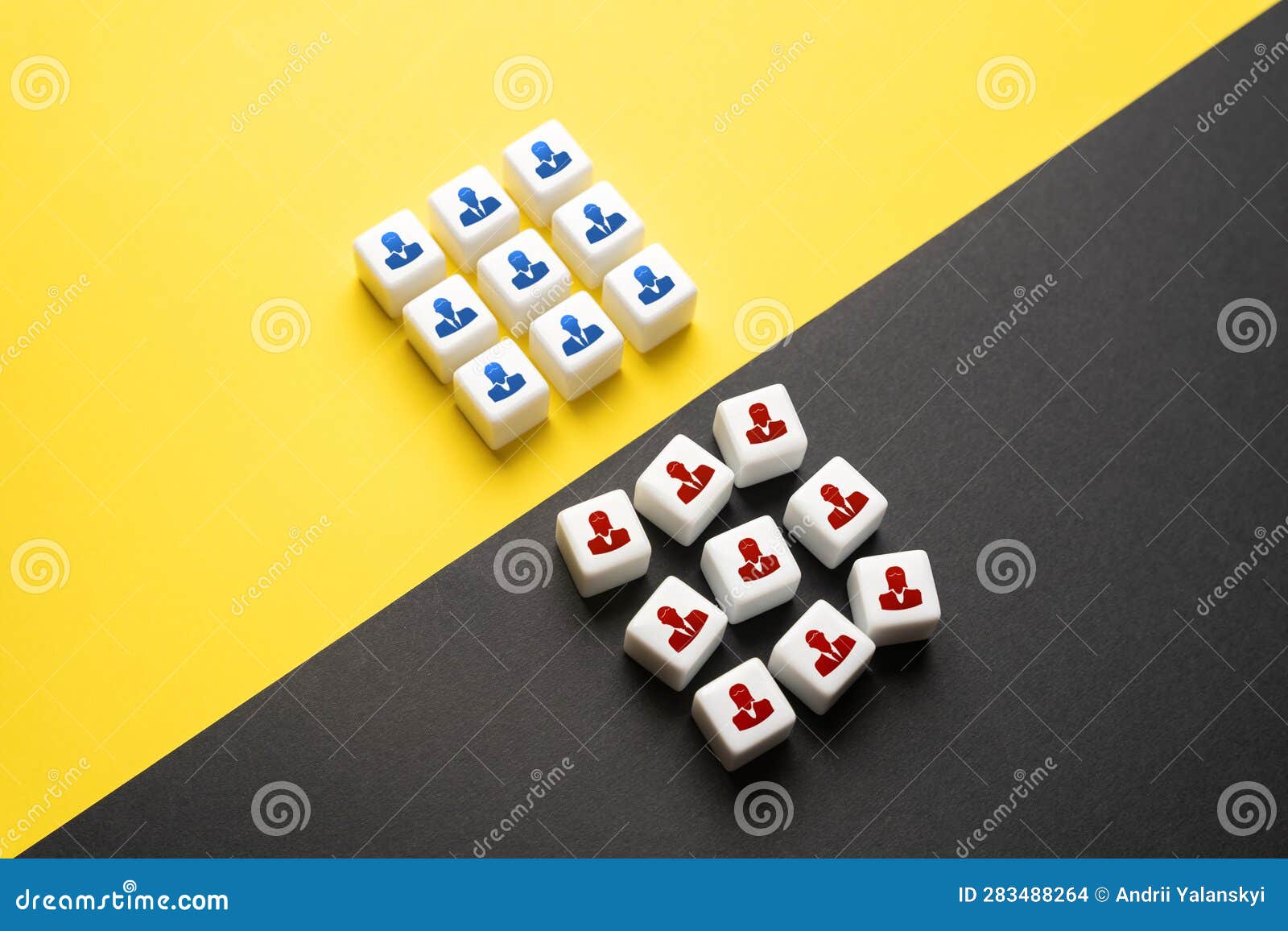 good and badly coordinated teams.