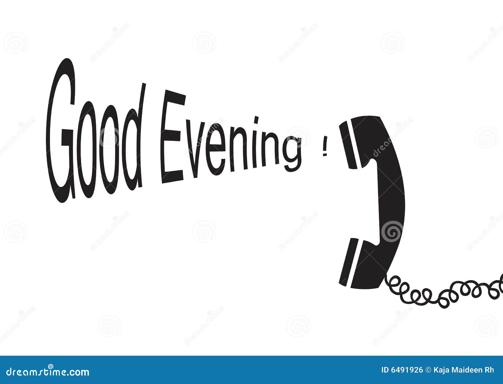 Good Evening Stock Illustrations – 4,037 Good Evening Stock ...