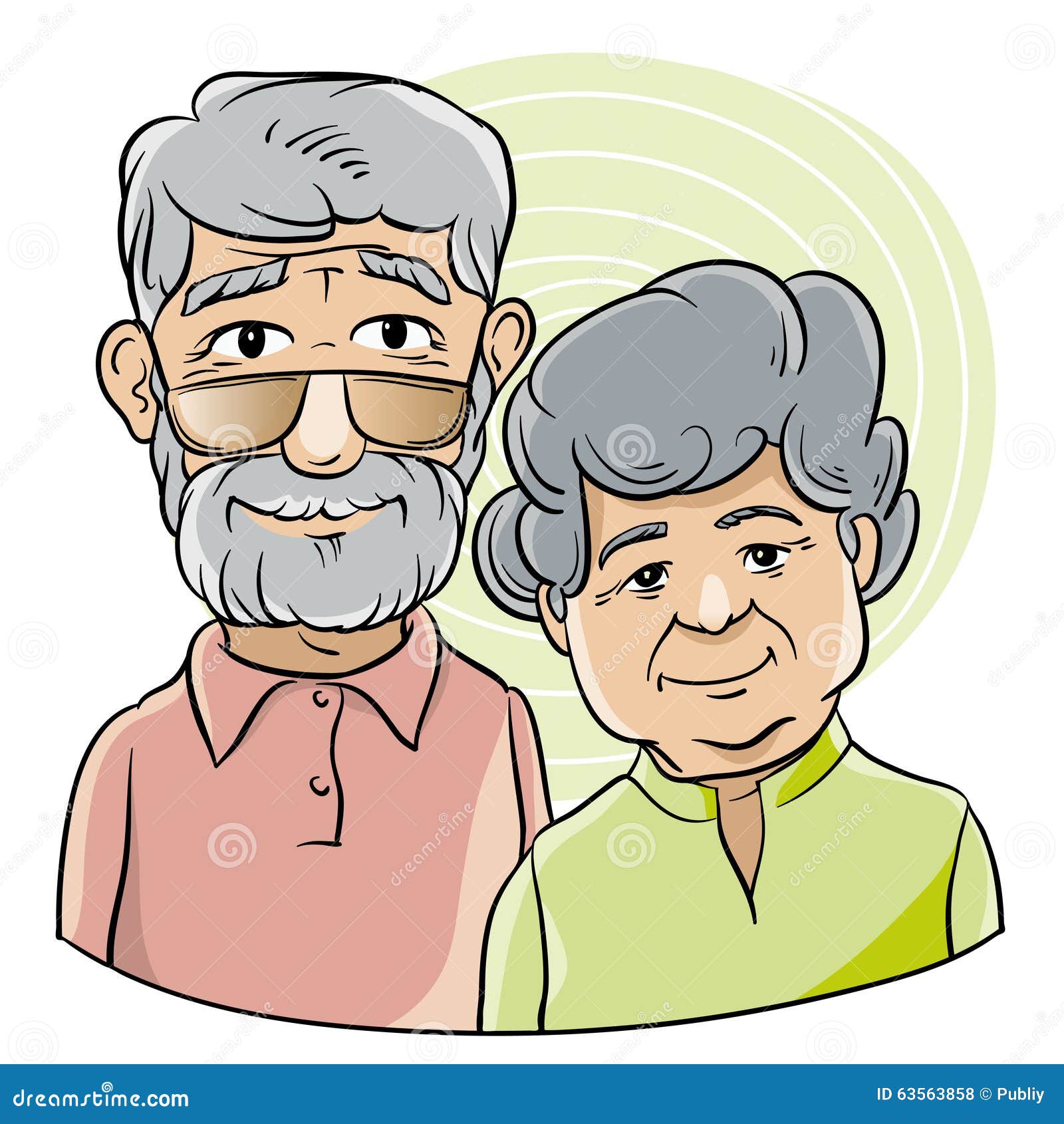 Good Grandfather and Grandmother Stock Vector - Illustration of view, female: 63563858 Good Grandfather and Grandmother Stock Vector - Illustration of view, female: 63563858