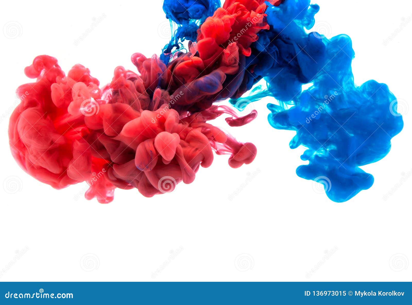 Abstract Paint Splash Isolated on White Background - Image Colourful ...