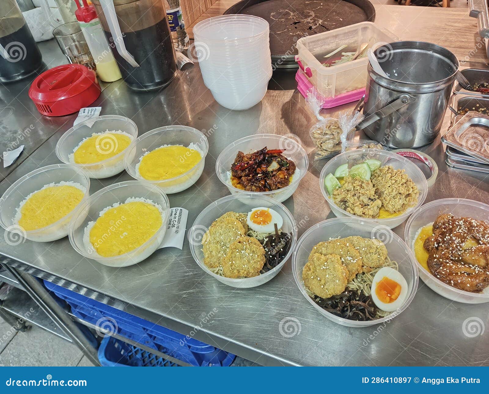 Good Indonesian Restaurant Food Stock Image - Image of dish, lunch