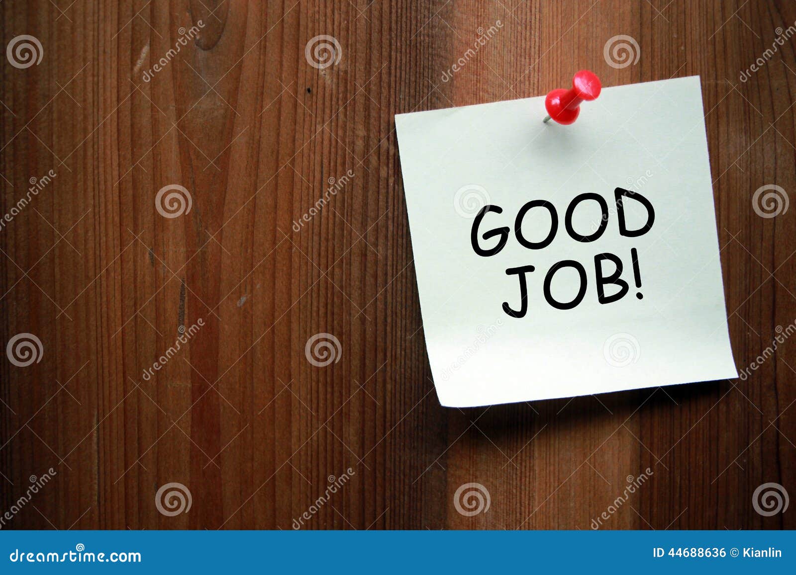 Good Job stock photo. Image of postit, post, block, sticky 44688636