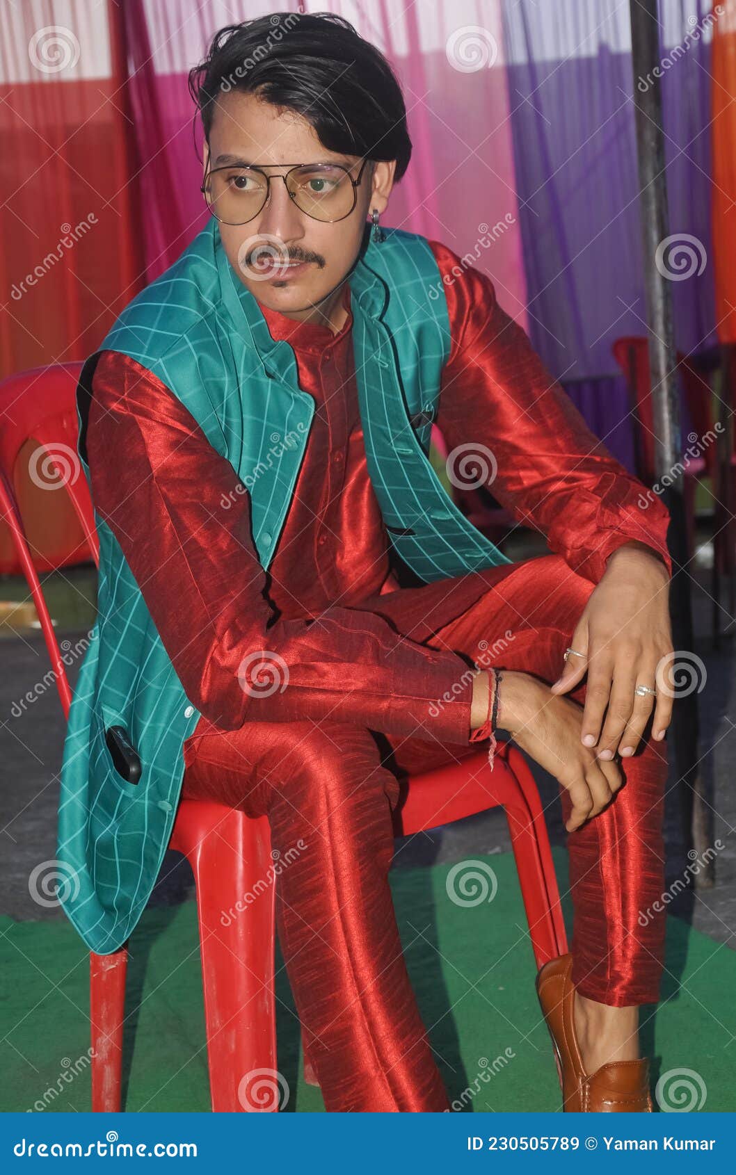Two Indian Male Models Posing With Ethnic Wear Like Sherwani Jodhpuri Or Kurta  Pyjama While Sitting On Wing Chair Stock Photo - Download Image Now - iStock