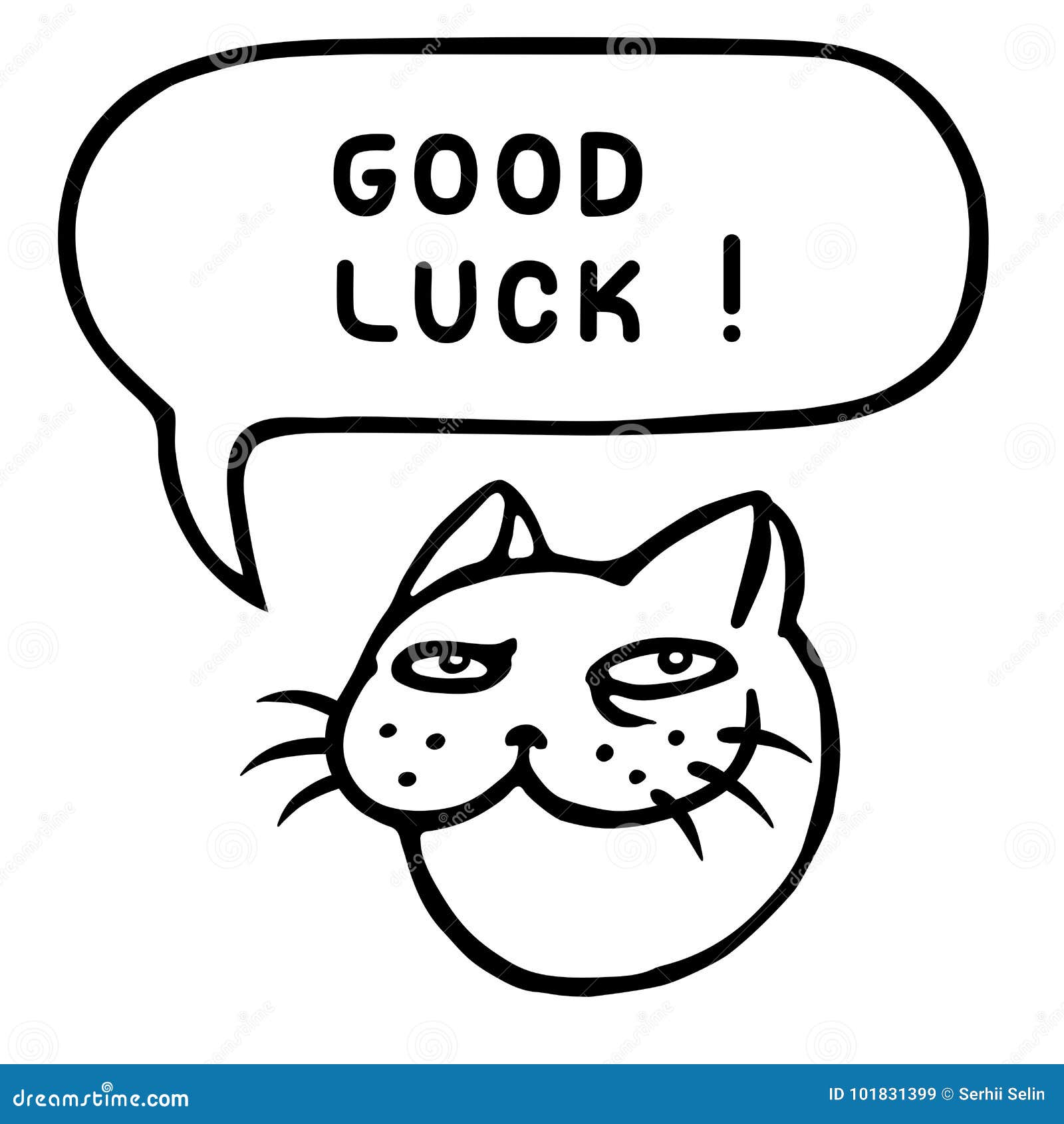 good luck funny animal