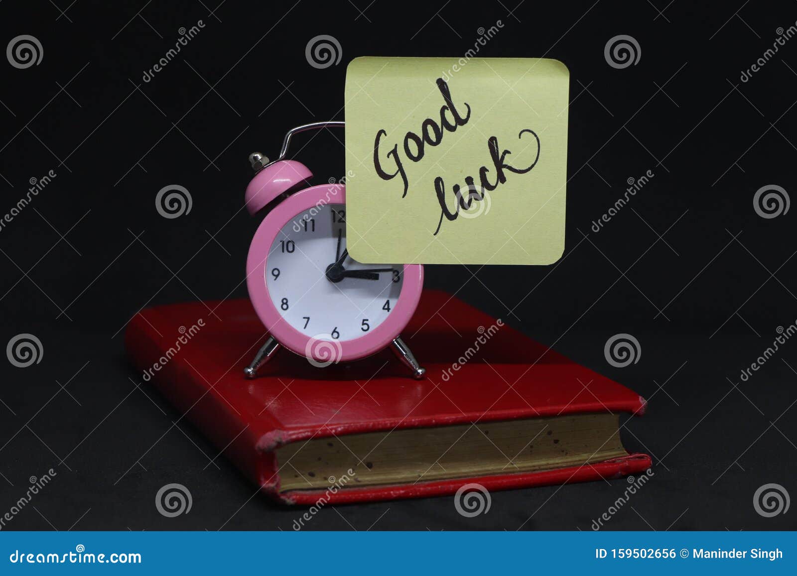 Good Luck. stock photo. Image of concept, alarm, clock 159502656