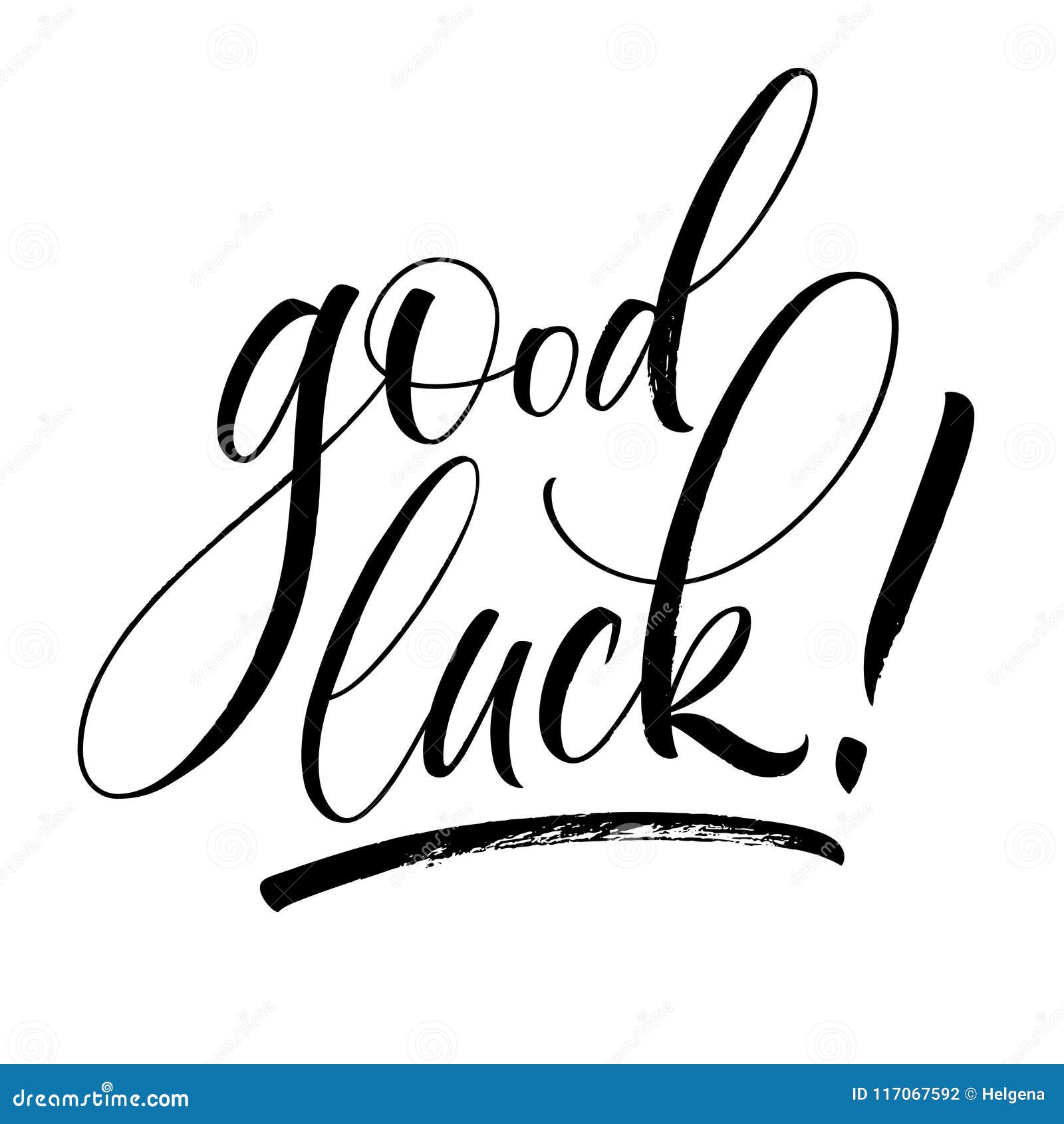 Good Luck Lettering stock vector. Illustration of font - 22 In Good Luck Banner Template