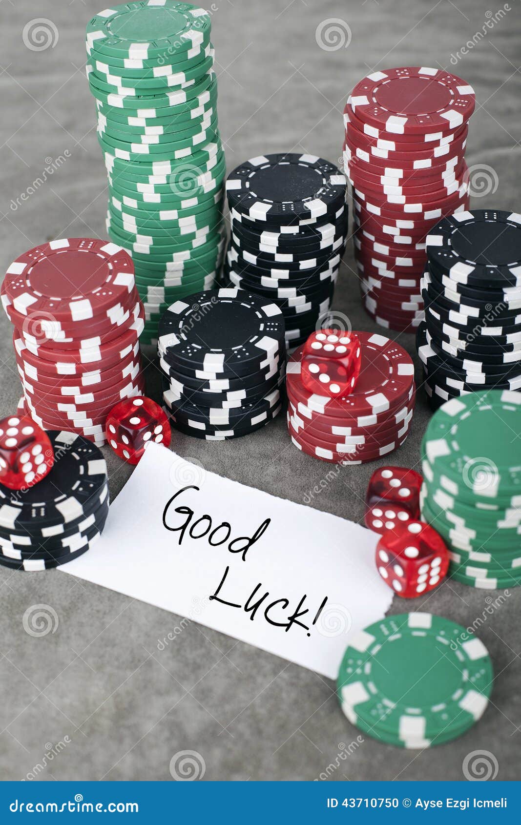 Good Luck stock photo. Image of chips, moving, investment 43710750
