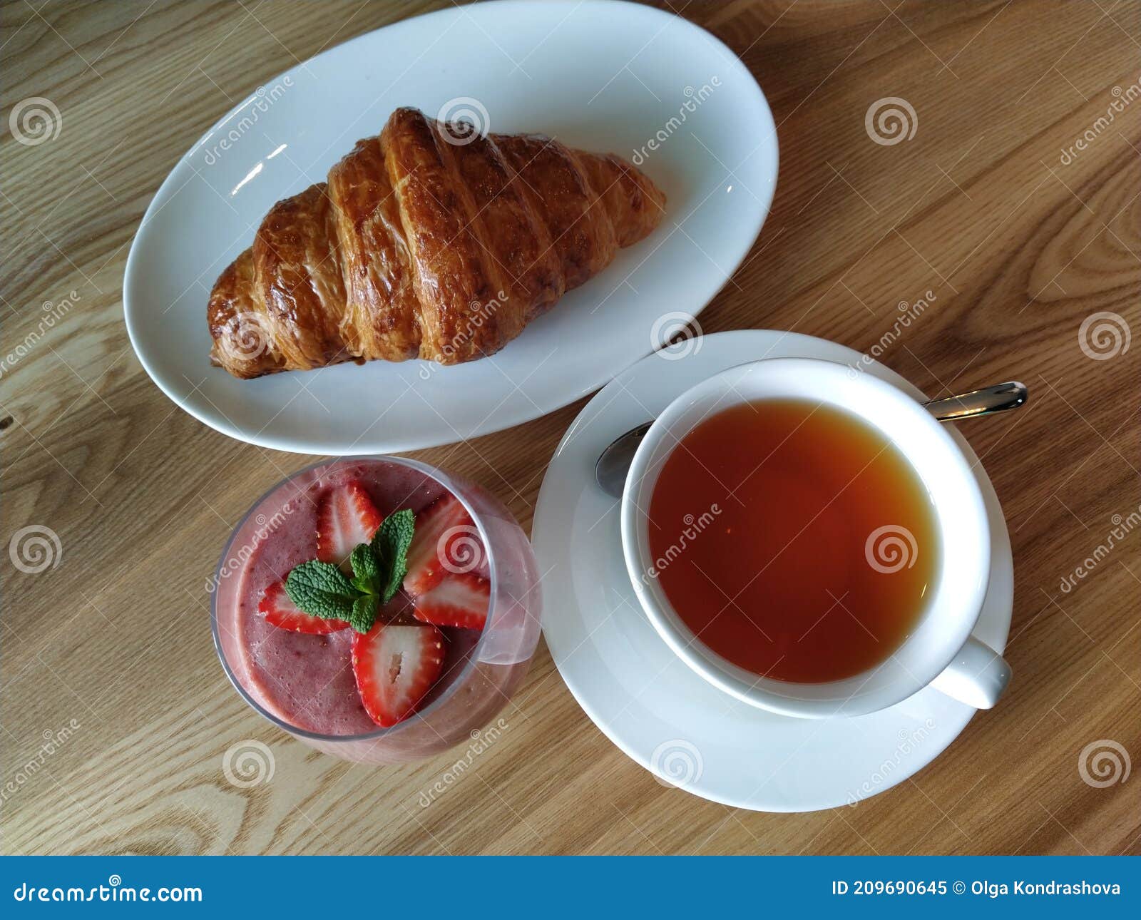 Good morning breakfast stock image. Image of beautiful - 209690645