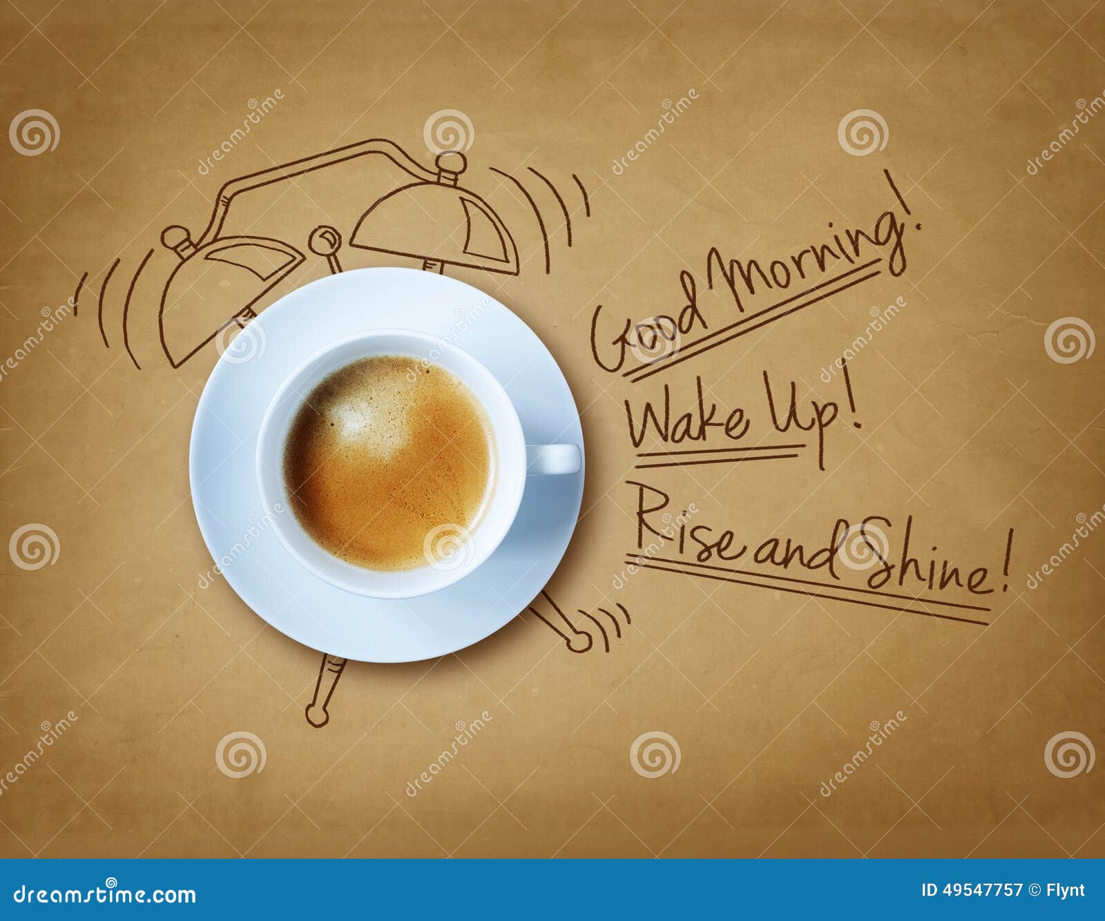 Good morning coffee stock image. Image of happy, dreams - 49547757