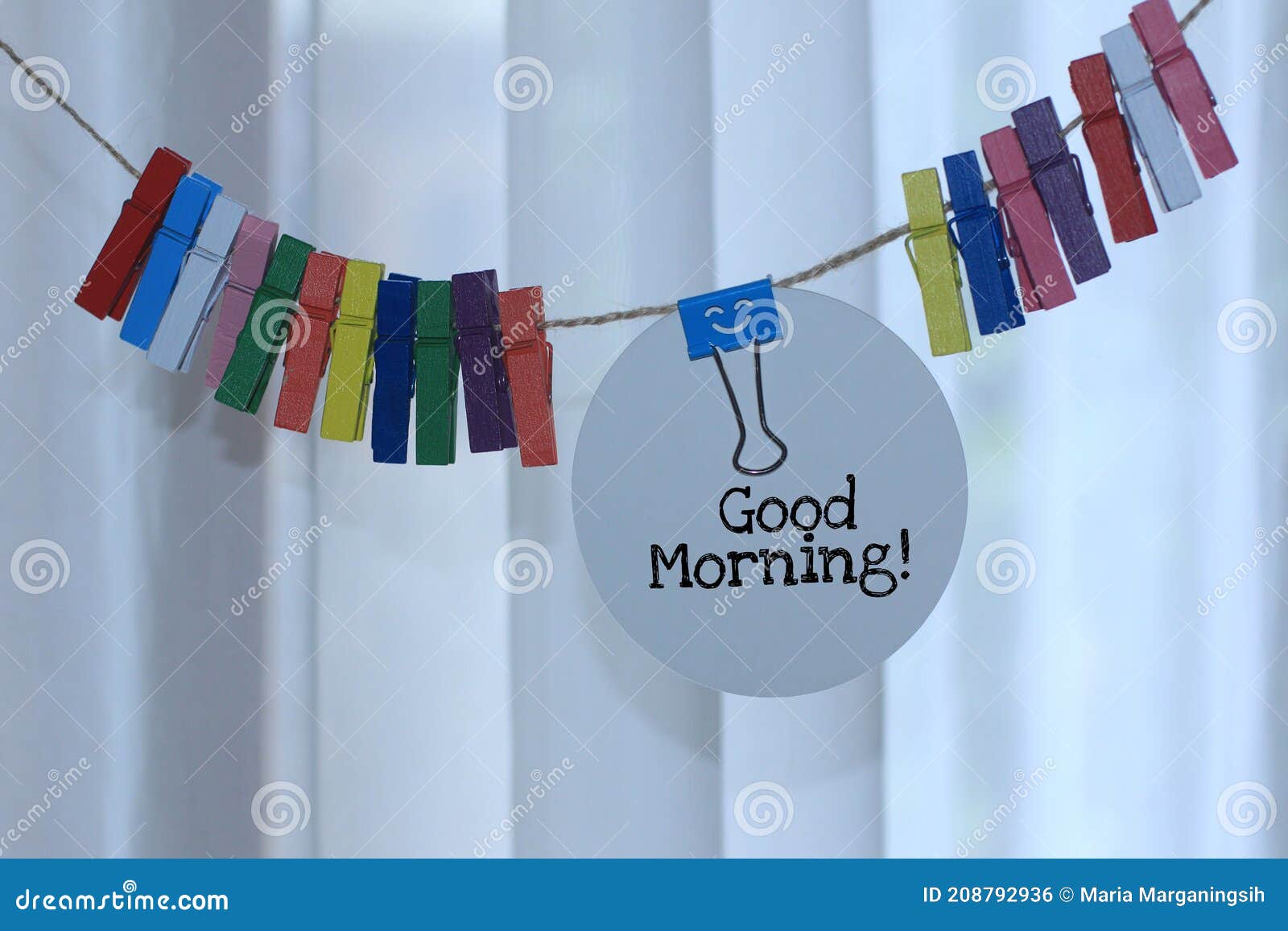 Good Morning. Fresh Good Morning Greeting Concept with Text Notes ...