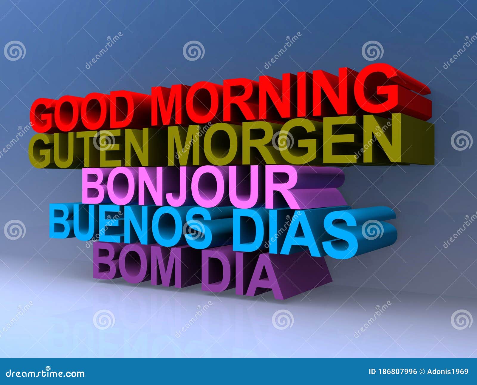 good morning guten morgen bonjour buenos dias bom dia