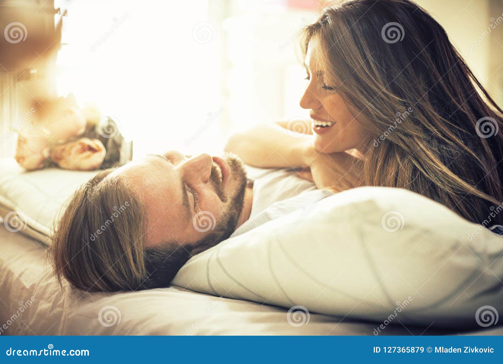 Good morning handsome. stock image. Image of domestic - 127365879