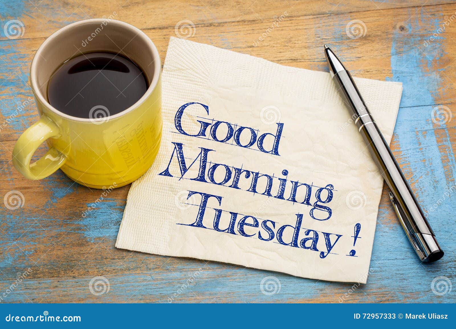 Work this morning tuesday Stock Vector Images - Alamy