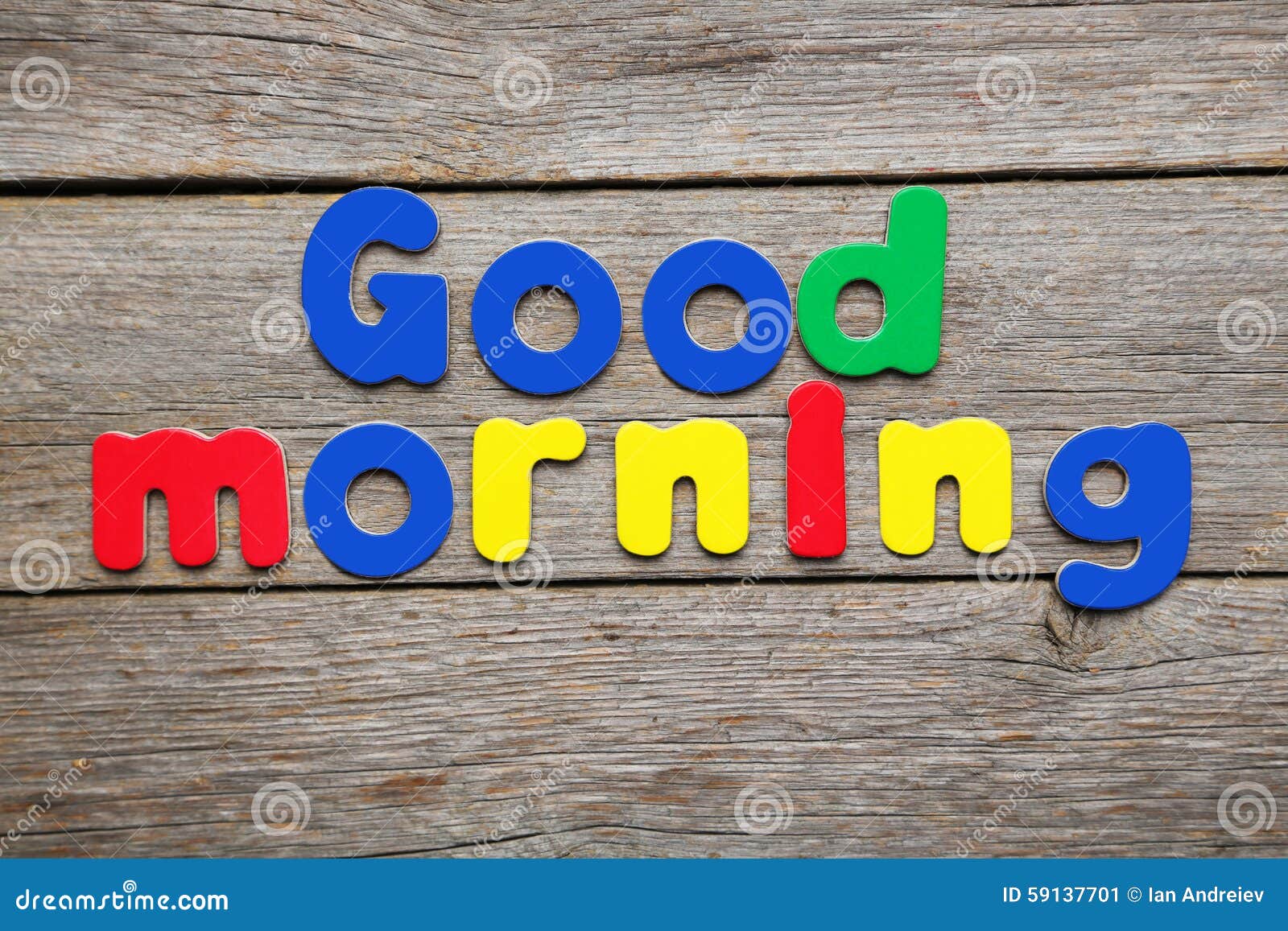 Good morning words stock image. Image of morning, colour - 59137701