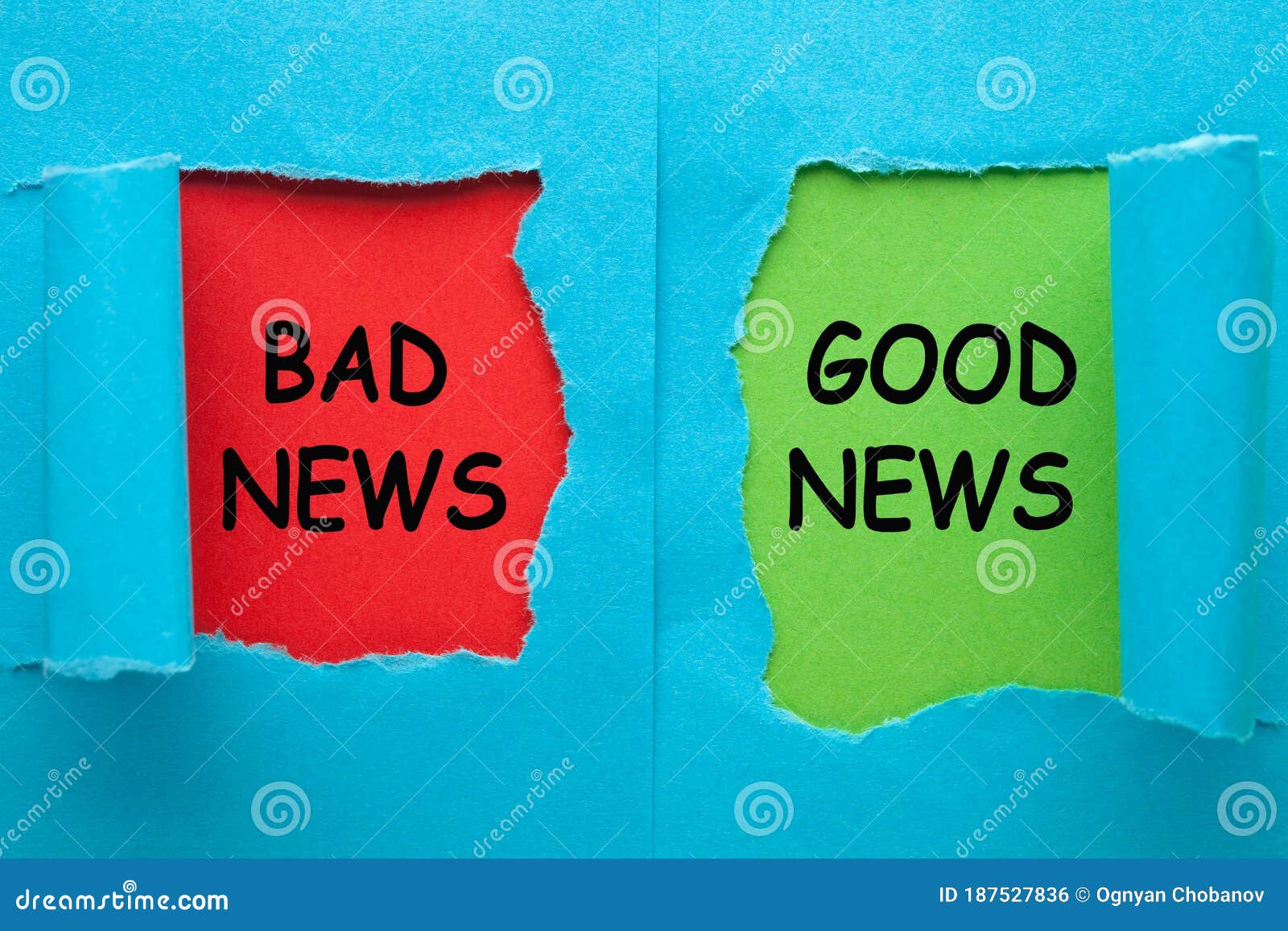 Good News Bad News Stock Photo Image Of Problem Correspondence
