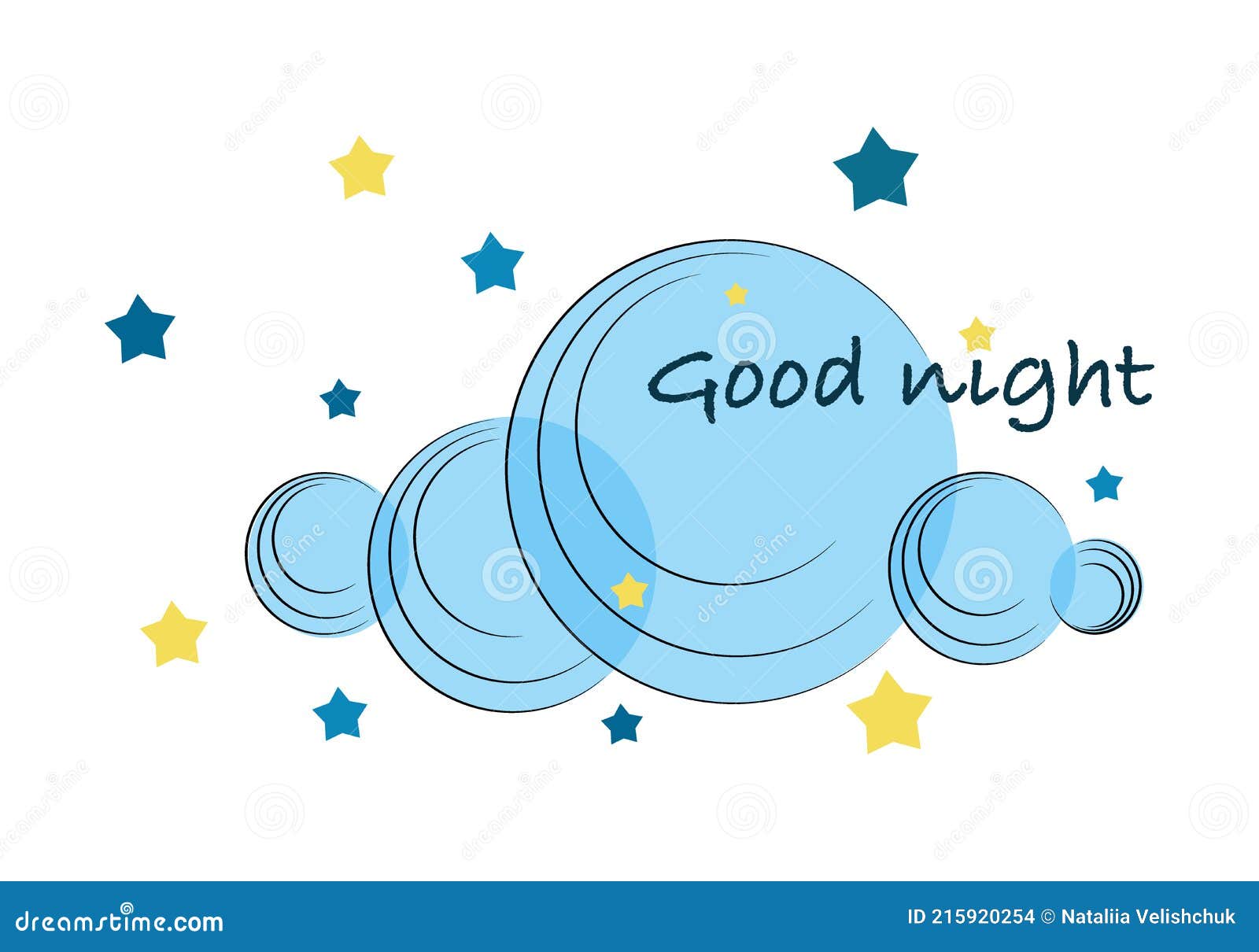 Good Night. Calligraphy Vector Phrase. Modern Calligraphy Quote ...