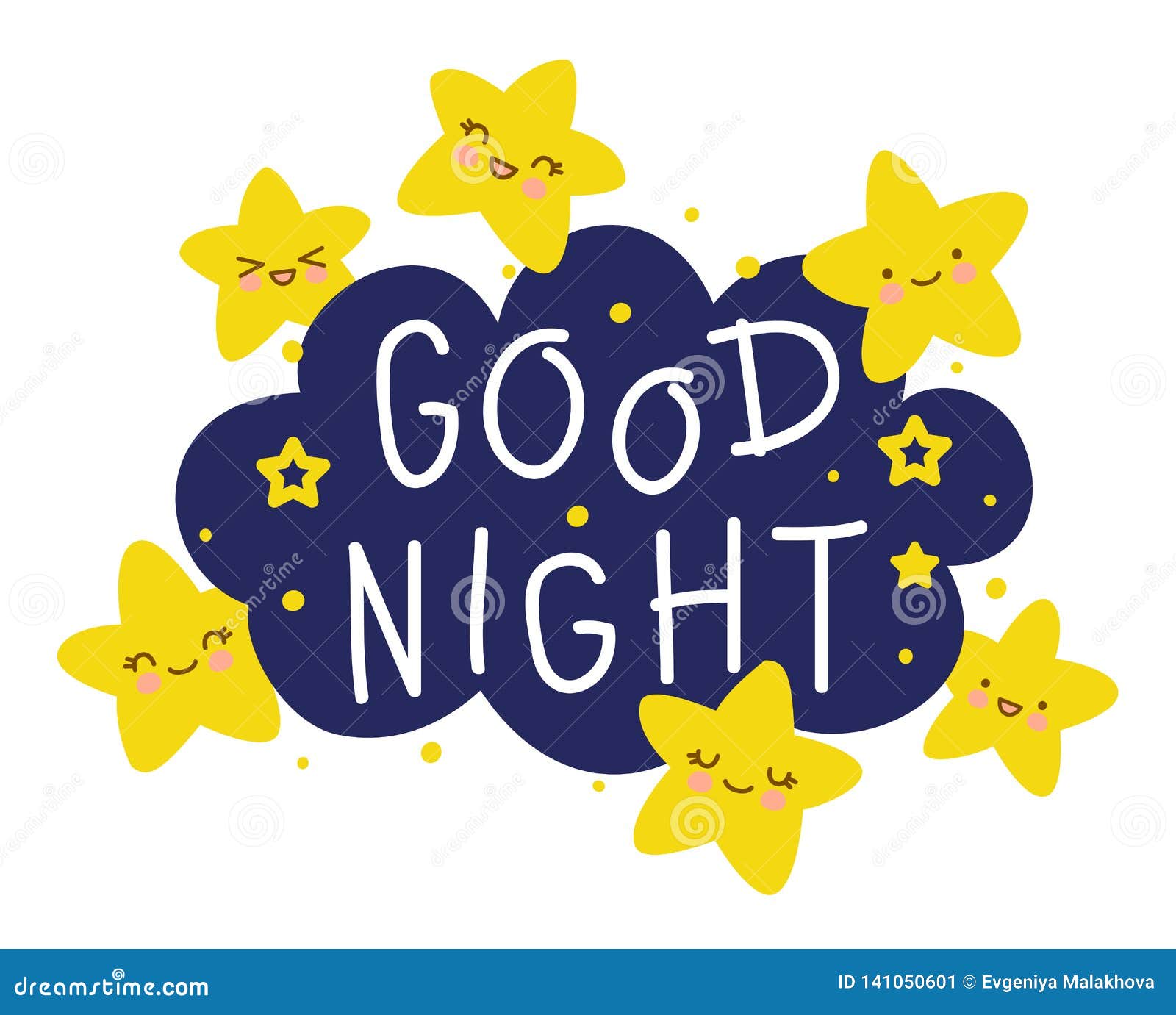 Good Night Smile Stock Illustrations – 1,080 Good Night Smile Stock ...