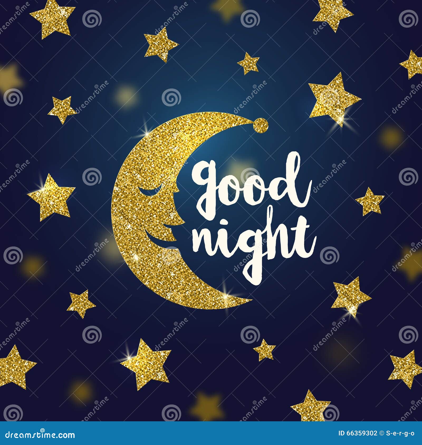 Good Night Wishes Illustration Stock Vector - Illustration of good ...